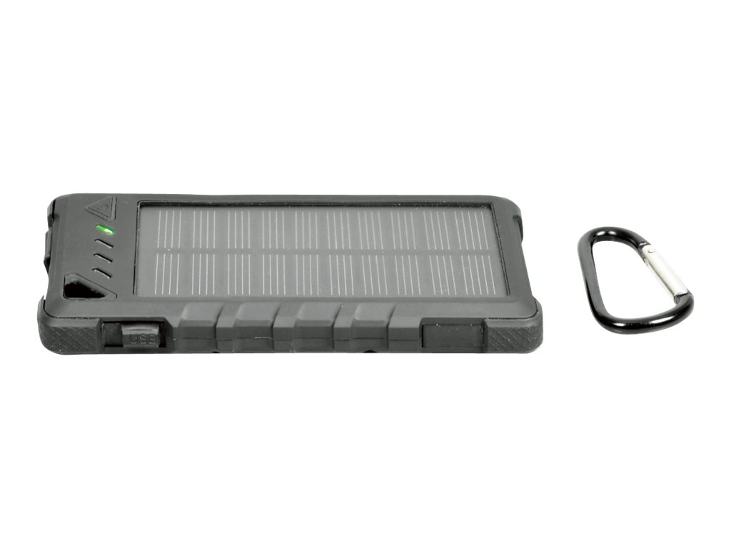 PORT Designs PORT - Solar-Powerbank - Li-Ion - 8000 mAh - 2.1 A - 2 Ausgabeanschlussstellen (USB)