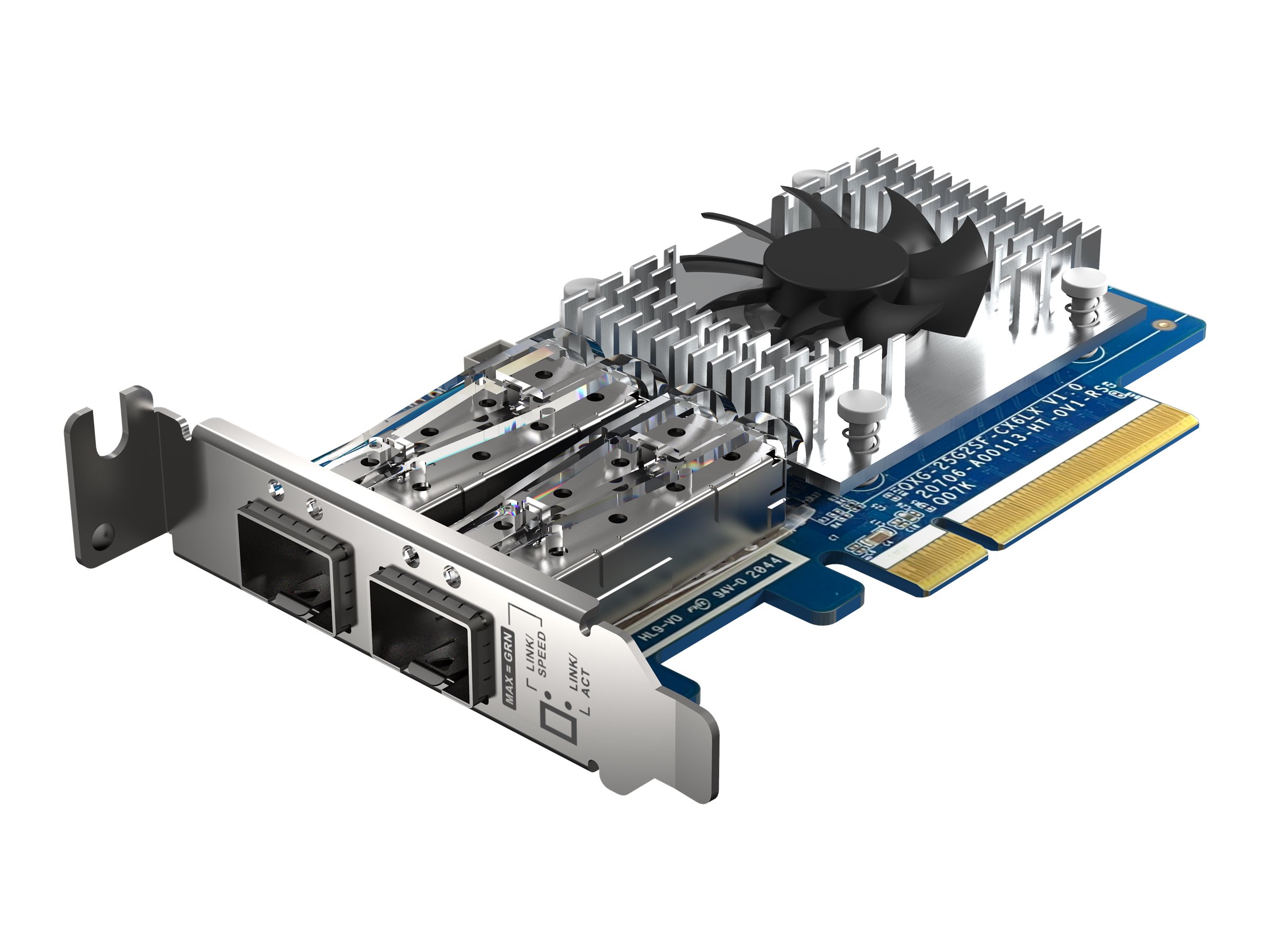 QNAP QXG-25G2SF-CX6 - Netzwerkadapter - PCIe 4.0 x8 Low-Profile