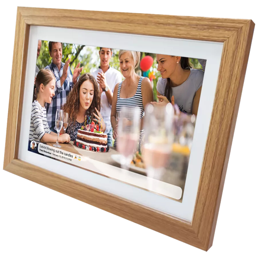 Inter Sales FRAMEO photoframes 1280x800| IPS screen Wooden frame