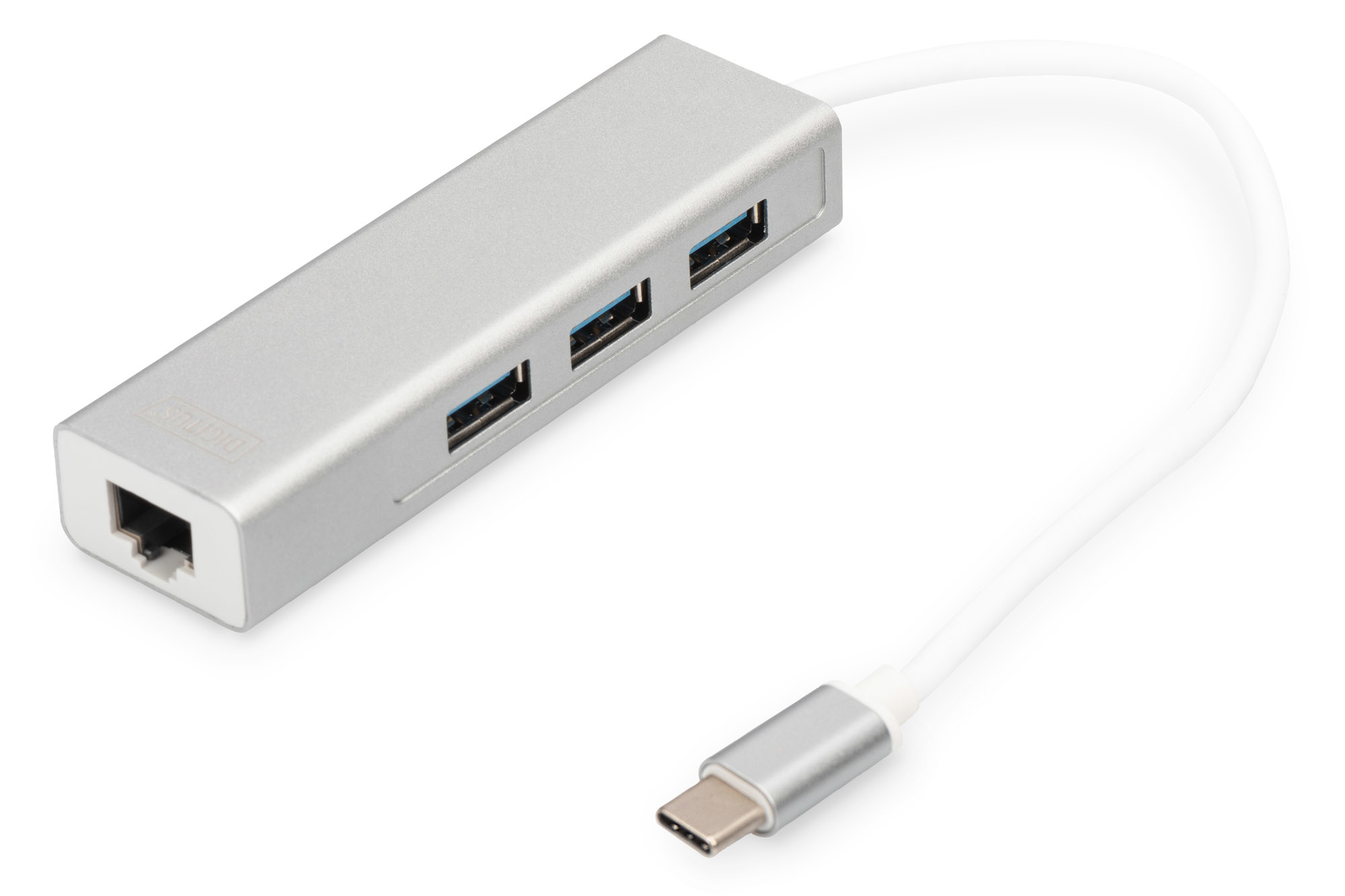 DIGITUS USB Type-C 3-Port Hub + Gigabit Ethernet