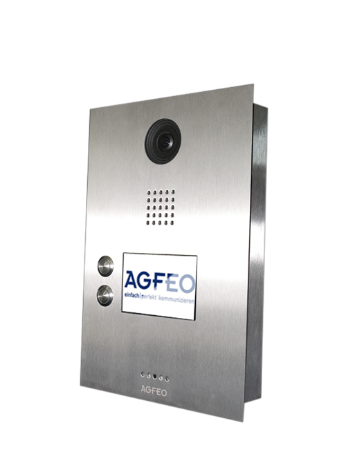 AGFEO IP-Video TFE 2 - 8,89 cm (3.5 Zoll) - TFT - 480 x 320 Pixel - Edelstahl - IP65 - Schnelles Ethernet