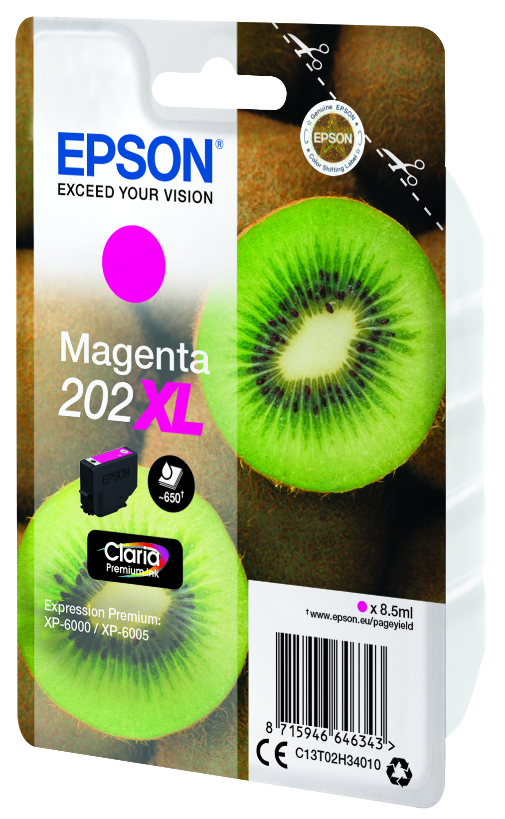 Epson 202XL - 8.5 ml - XL - Magenta - Original