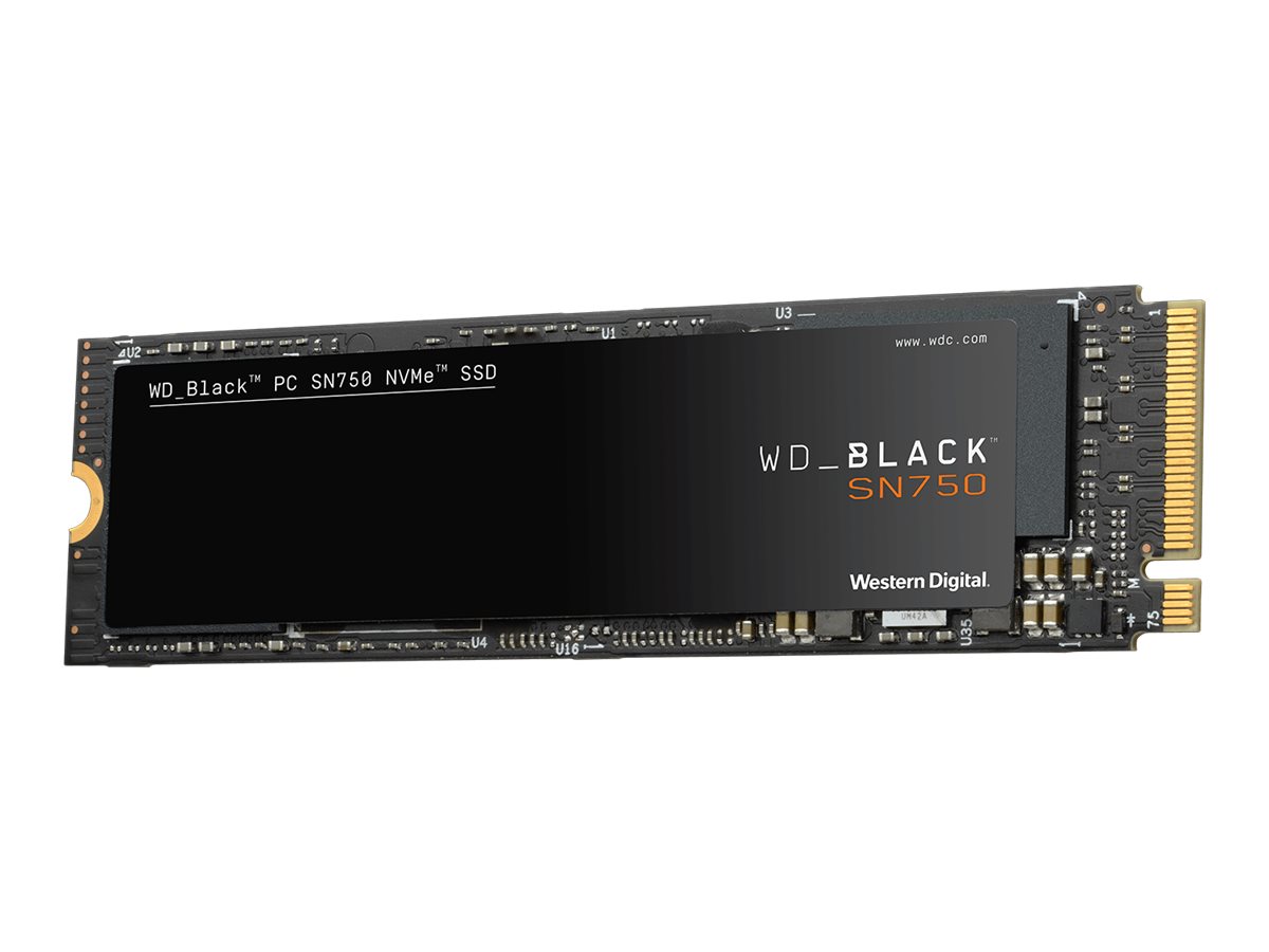 WD Black SN750 NVMe SSD WDS500G3X0C - SSD - 500 GB - intern - M.2 2280 - PCIe 3.0 x4 (NVMe)