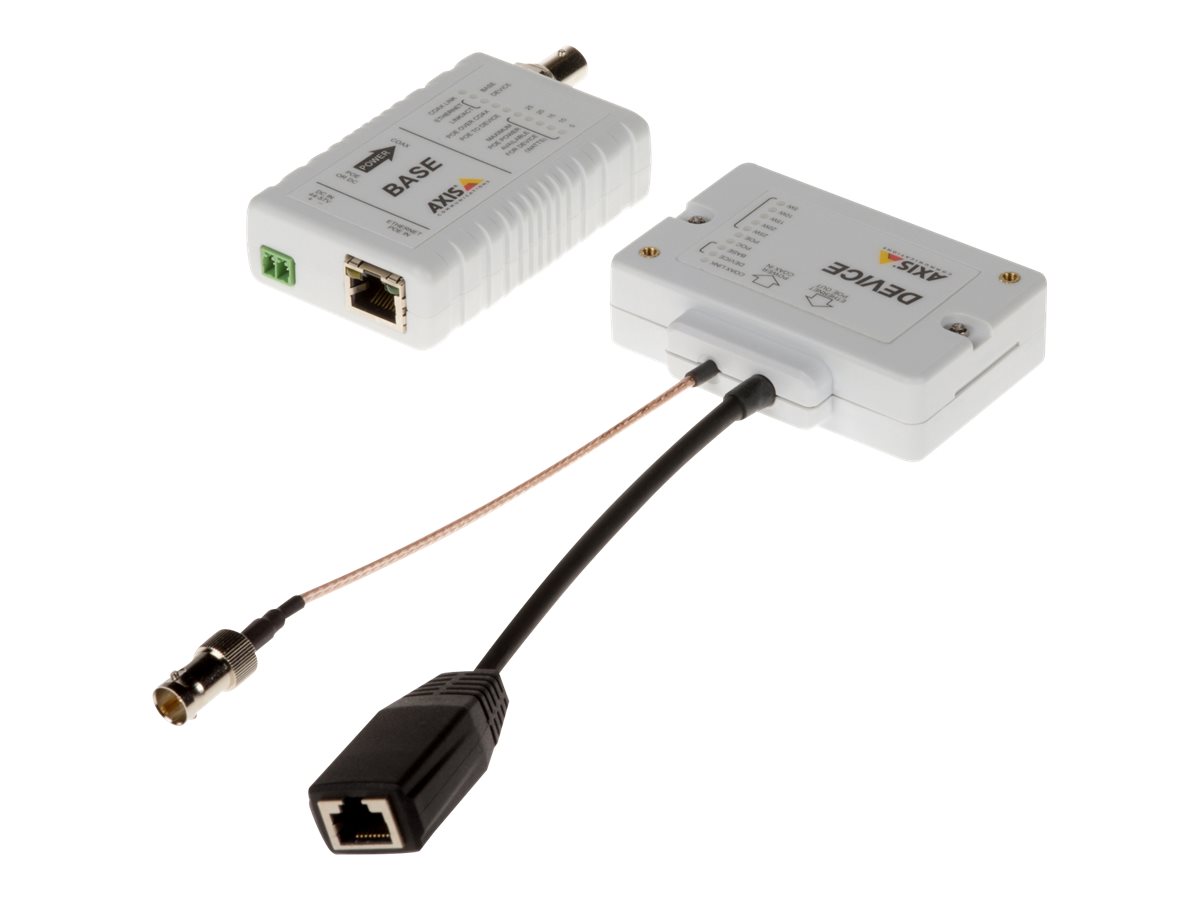 Axis T8645 PoE+ Over Coax Compact - Kit - Medienkonverter