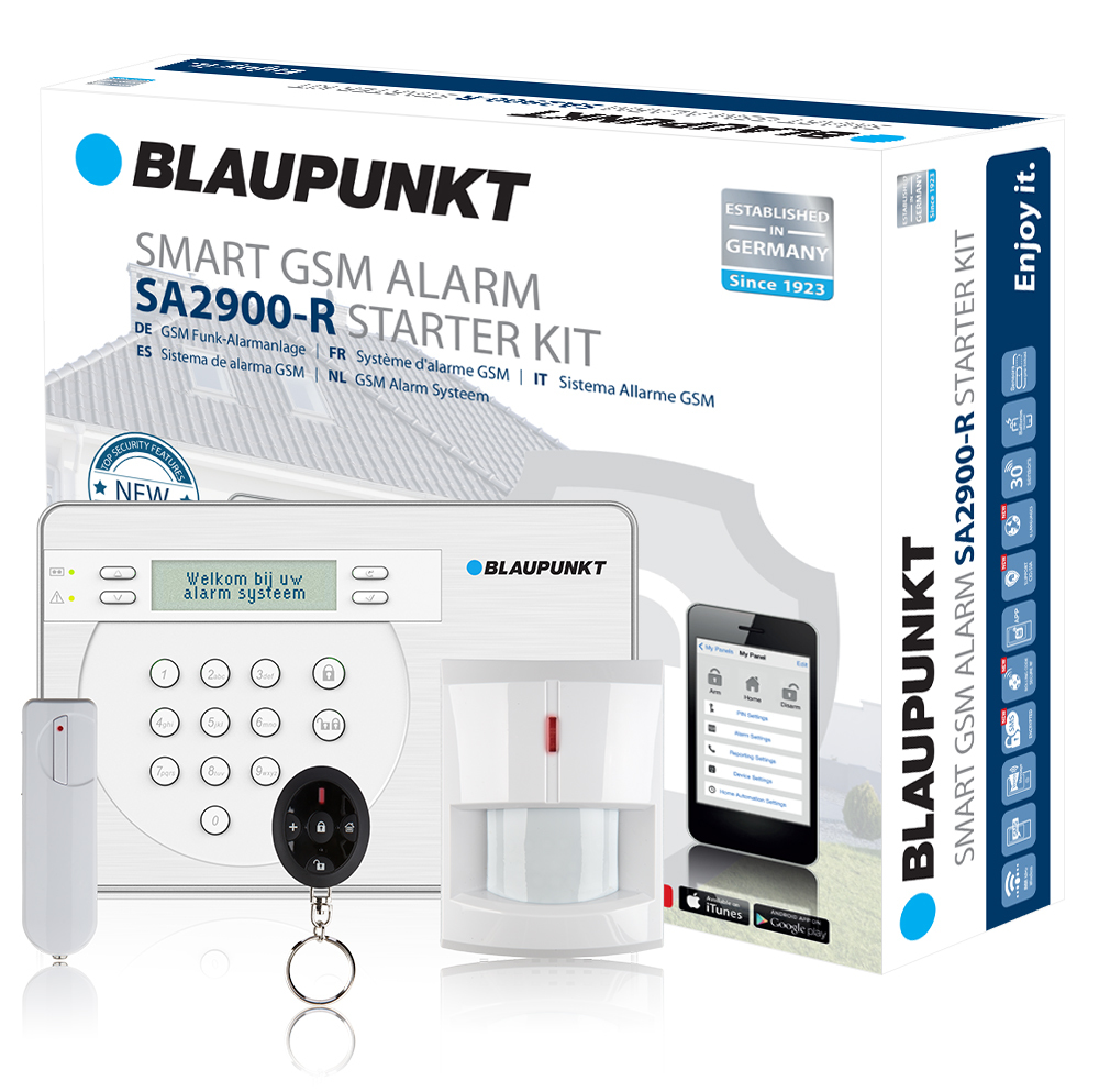Blaupunkt SA2900-KIT - Android,iOS - 96 dB - 300 m - 868 MHz - -10 - 45 °C - 0 - 85%
