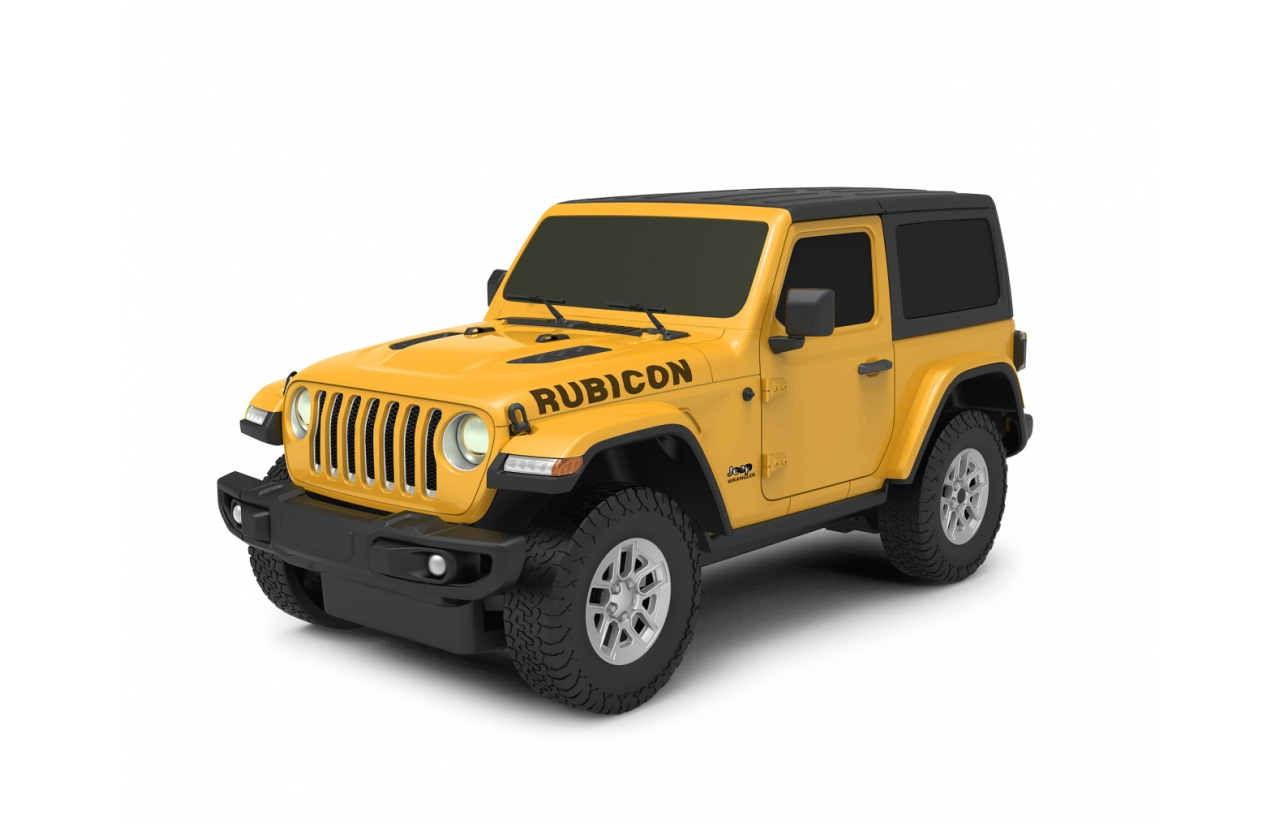 JAMARA Jeep Wrangler JL 1:24 gelb 27 MHz - Off-Road-Wagen - Elektromotor - 1:24 - Betriebsbereit (RTR) - Gelb - Junge