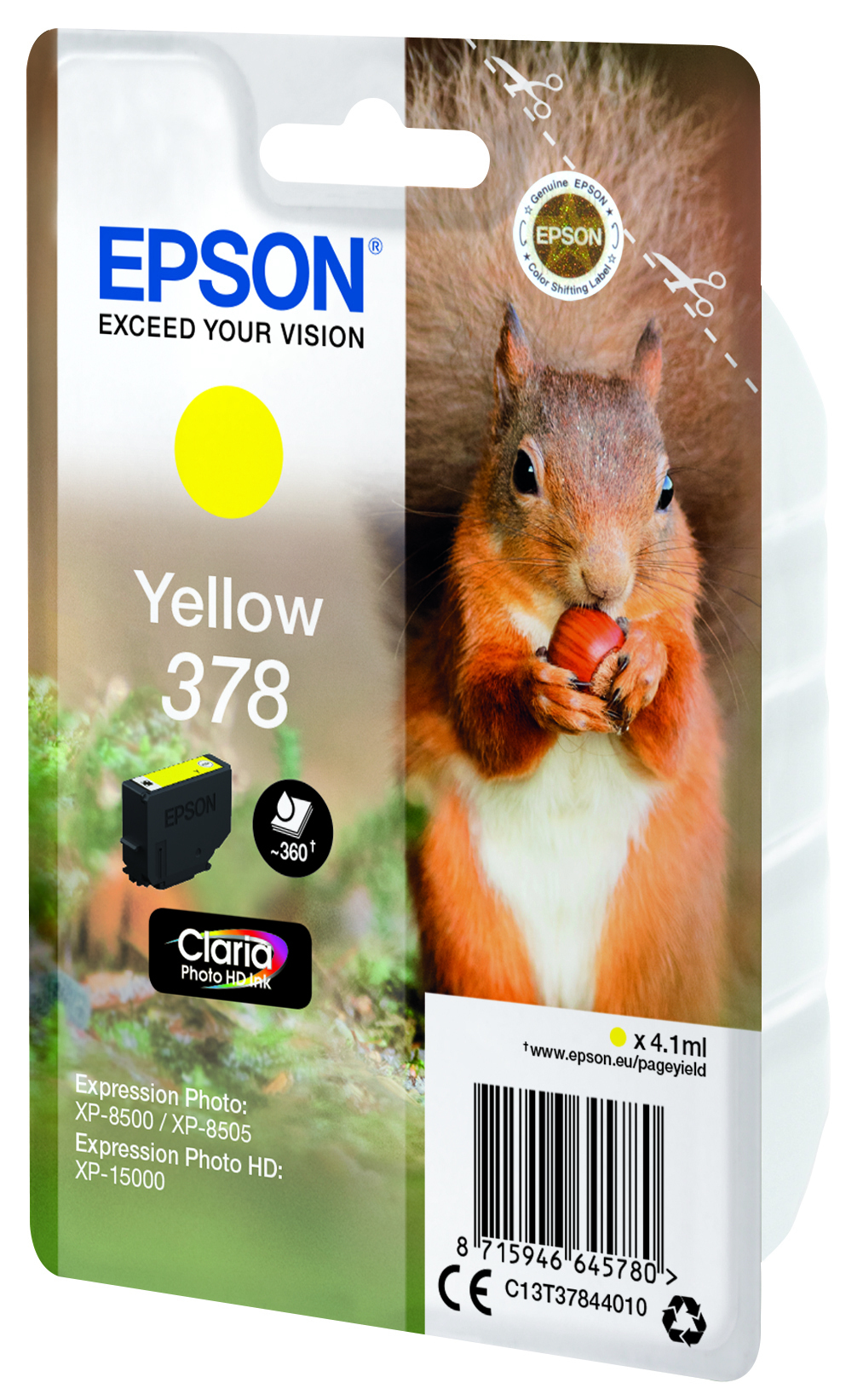 Epson 378 - 4.1 ml - Gelb - Original - Blisterverpackung