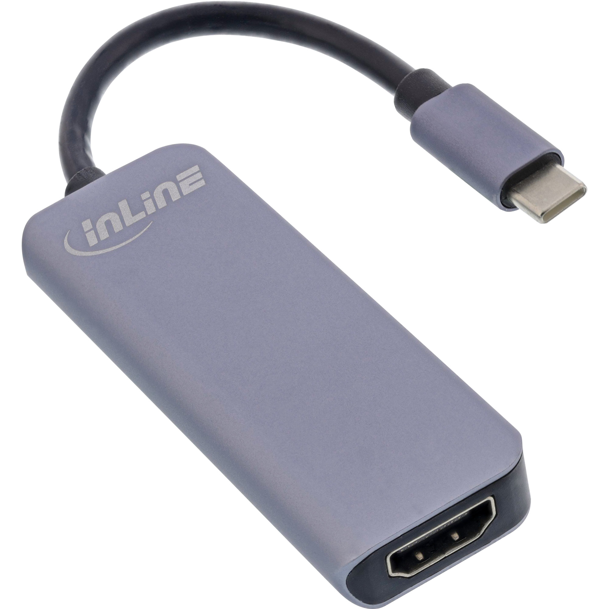 InLine Multifunktions-Hub USB 3.2 Gen.1 2x USB-A 5Gb/s+ HDMI 4K/30Hz+ Typ-C PD 87W