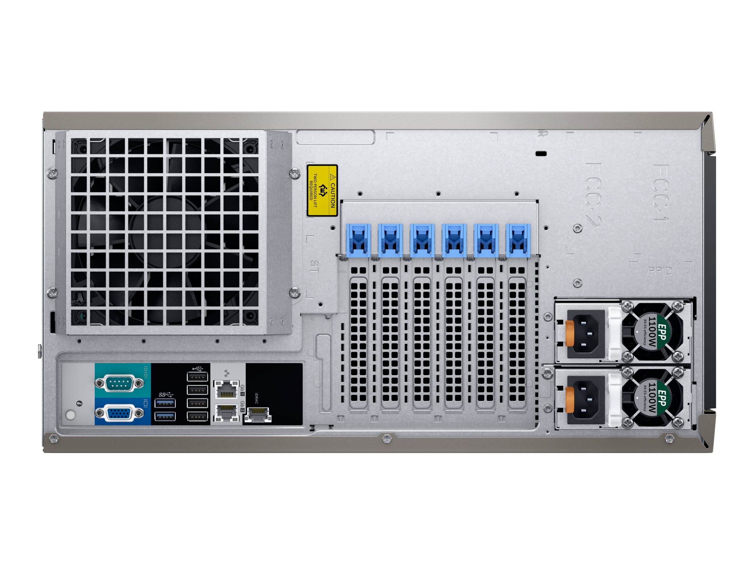 Dell PowerEdge T440 - Server - Tower - 5U - zweiweg - 1 x Xeon Silver 4214R / 2.4 GHz - RAM 32 GB - SAS - Hot-Swap 8.9 cm (3.5")