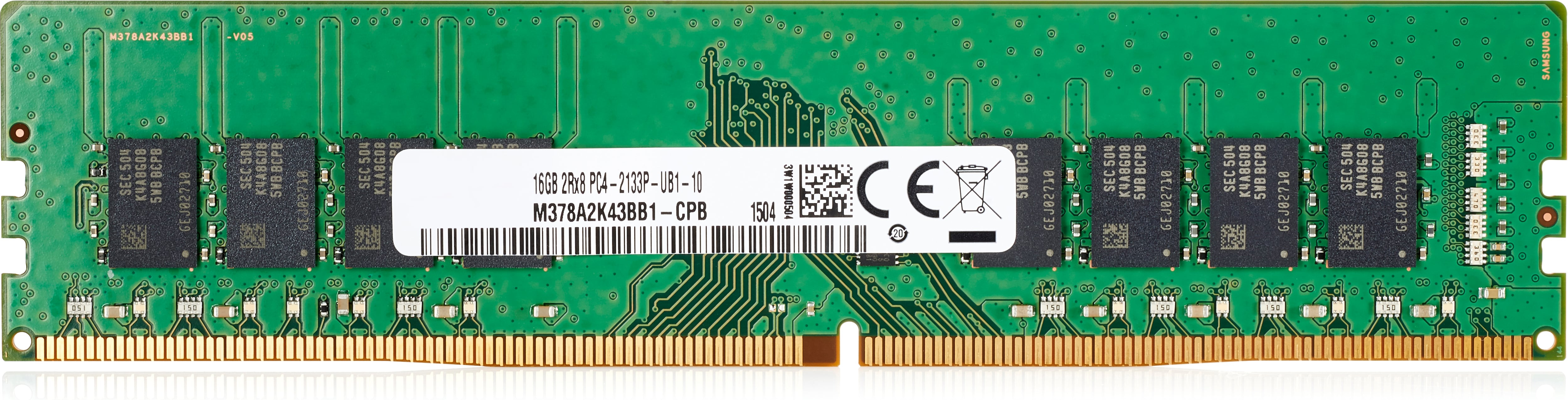 HP  DDR4 - Modul - 8 GB - DIMM 288-PIN - 3200 MHz / PC4-25600 - 1.2 V - ungepuffert - non-ECC - für HP 280 G4, 280 G5, 290 G3, 290 G4; Desktop 280 Pro G5, Pro 300 G6; EliteDesk 705 G5 (DIMM)