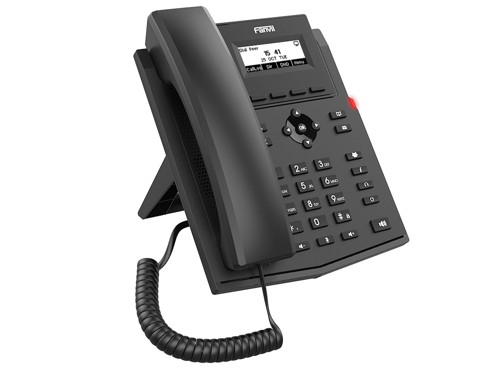 Fanvil IP Telefon X301W schwarz - VoIP-Telefon