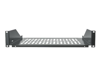 Intellinet 19" Cantilever Shelf, 2U, Fixed, Depth 350mm, Max 15kg, Black, Three Year Warranty - Rack - Regal - Schwarz, RAL 9005 - 2U - 48.3 cm (19")