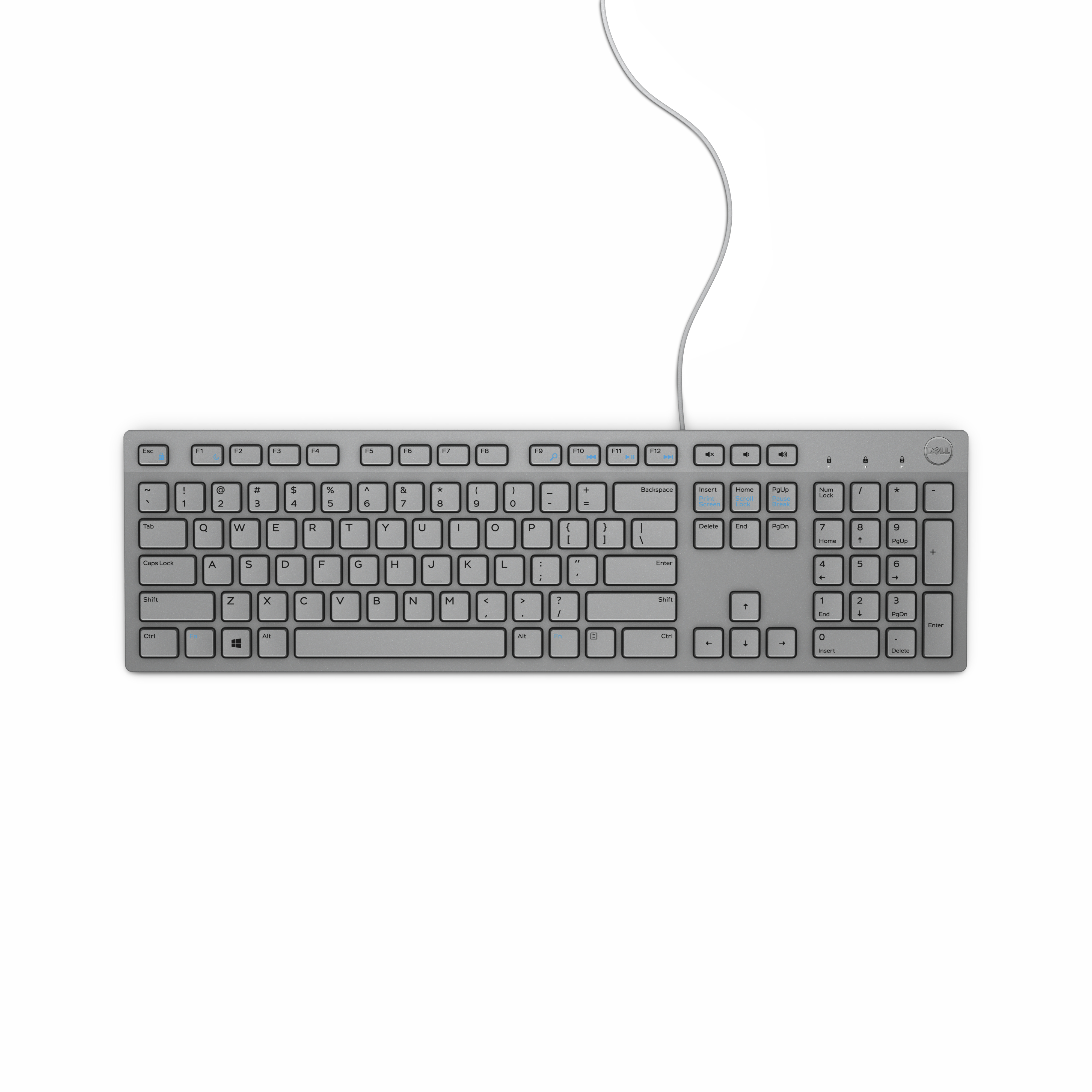 Dell KB216 - Tastatur - USB - Deutsch - Grau