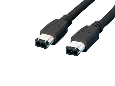 MEDIARANGE Firewire-Kabel IEEE1394 1.8m black - Kabel - Digital/Daten