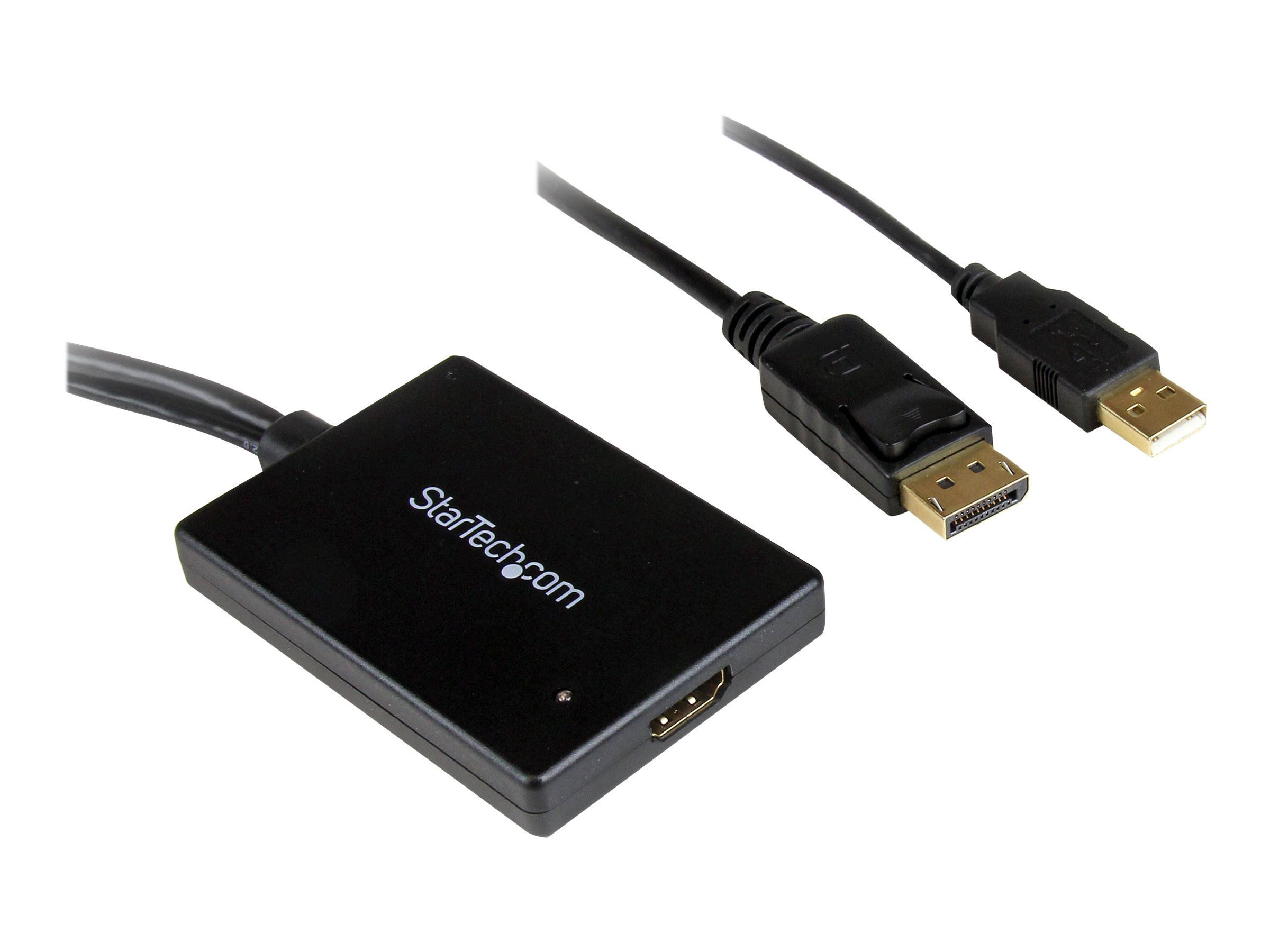 StarTech.com DisplayPort auf HDMI Adapter / Konverter mit USB Audio mit bis zu 1920x1200 - DP (M)