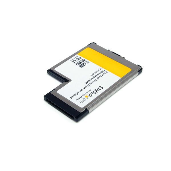 StarTech.com 2 Port USB 3.0 ExpressCard mit UASP Unterstützung - USB 3.0 54mm Schnittstellenkarte für Laptop - USB 3.0 A (Buchse)