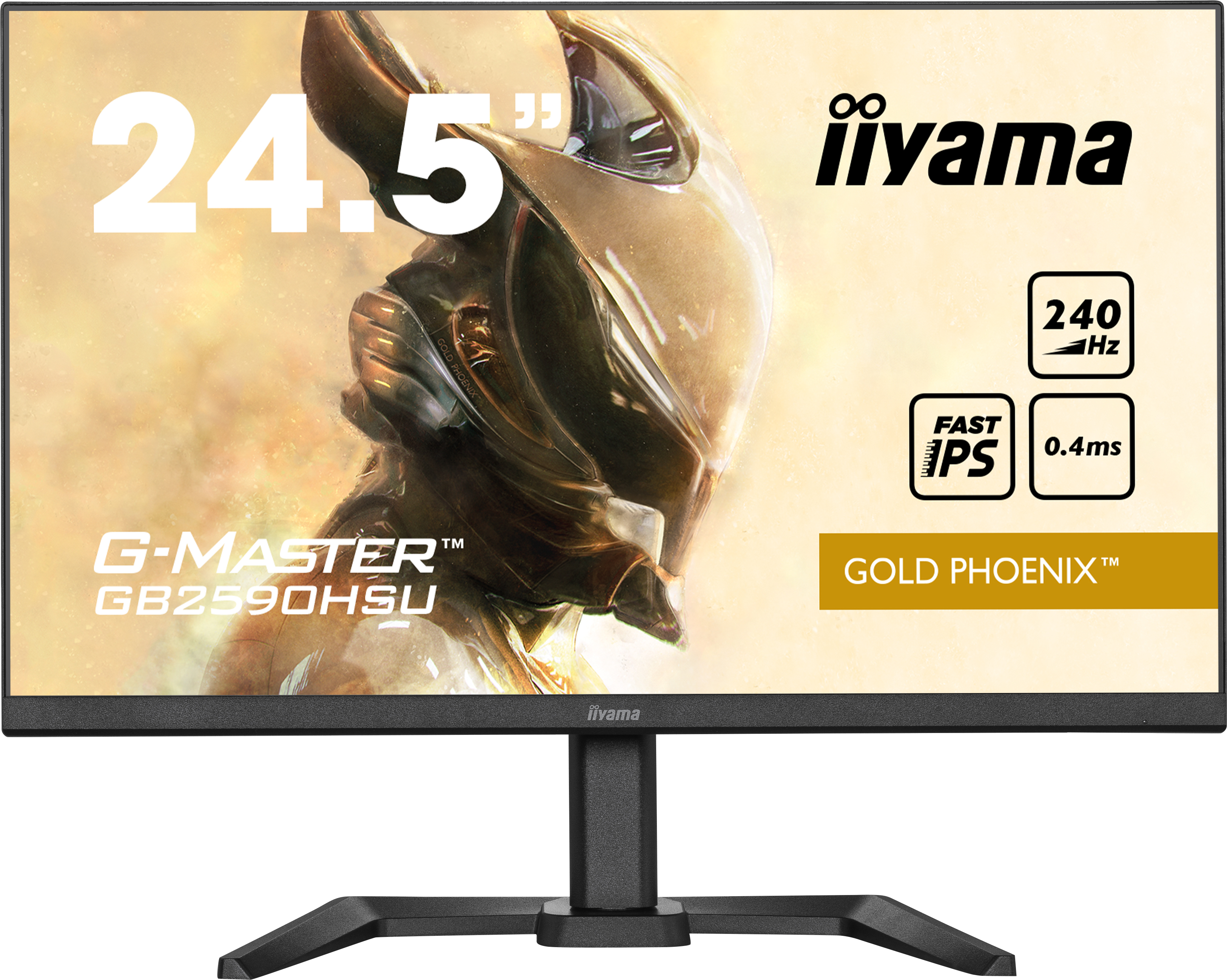 Iiyama 24.5" ETE Fast IPS Gaming G-Master Gold Phoenix FreeSync Premium 1920x1080a240Hz - Flachbildschirm (TFT/LCD) - 62,2 cm