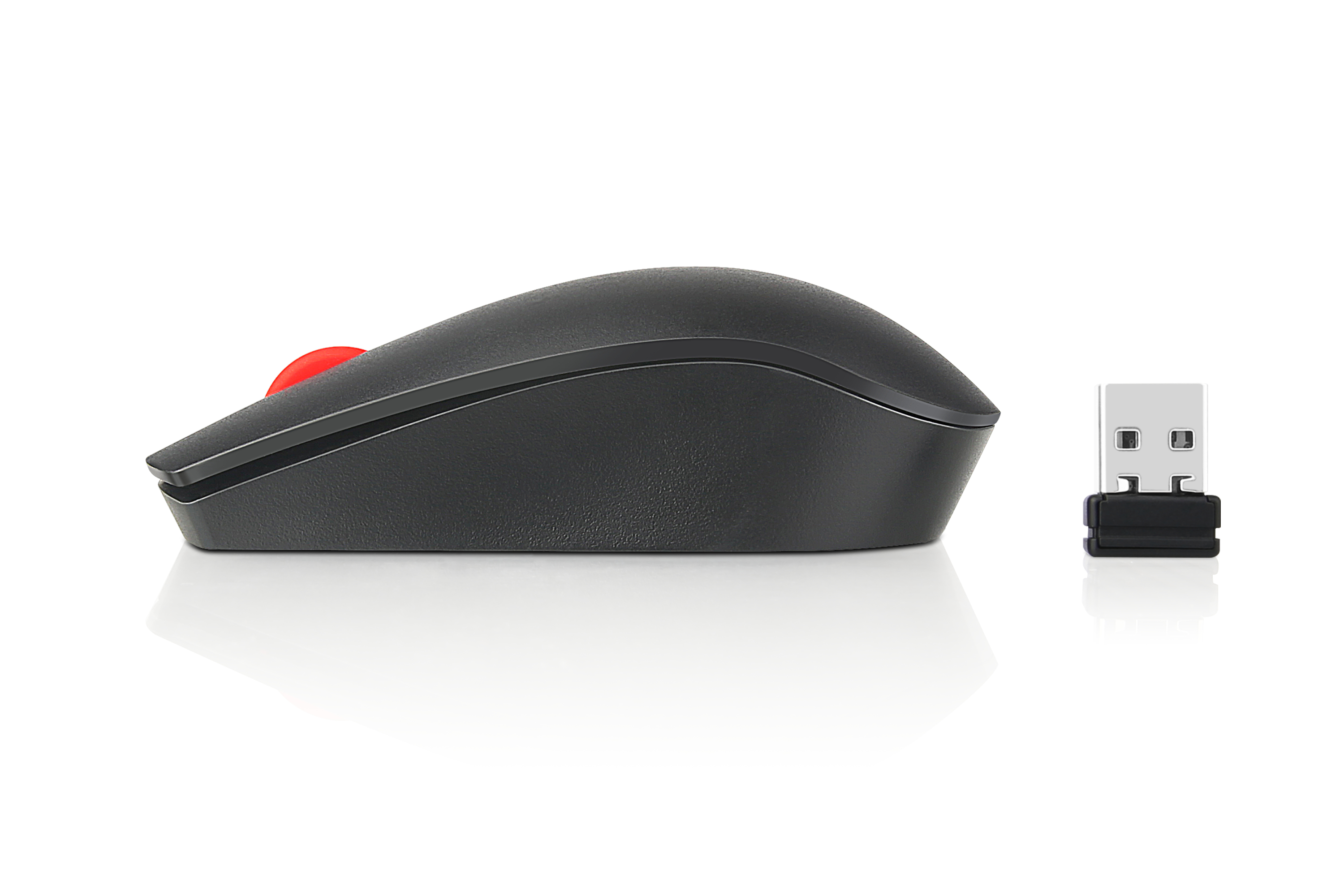 Lenovo ThinkPad Essential Wireless Mouse - Maus - Laser - 3 Tasten - kabellos - 2.4 GHz - kabelloser Empfänger (USB)