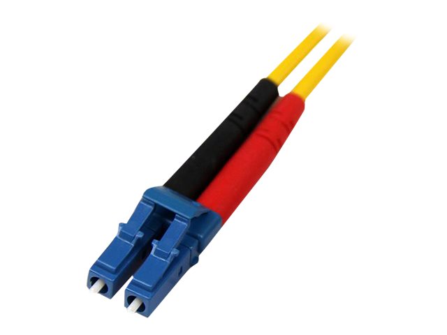 StarTech.com 10m Fiber Optic Cable - Single-Mode Duplex 9/125 - LSZH - LC/LC - OS1 - LC to LC Fiber Patch Cable (SMFIBLCLC10)