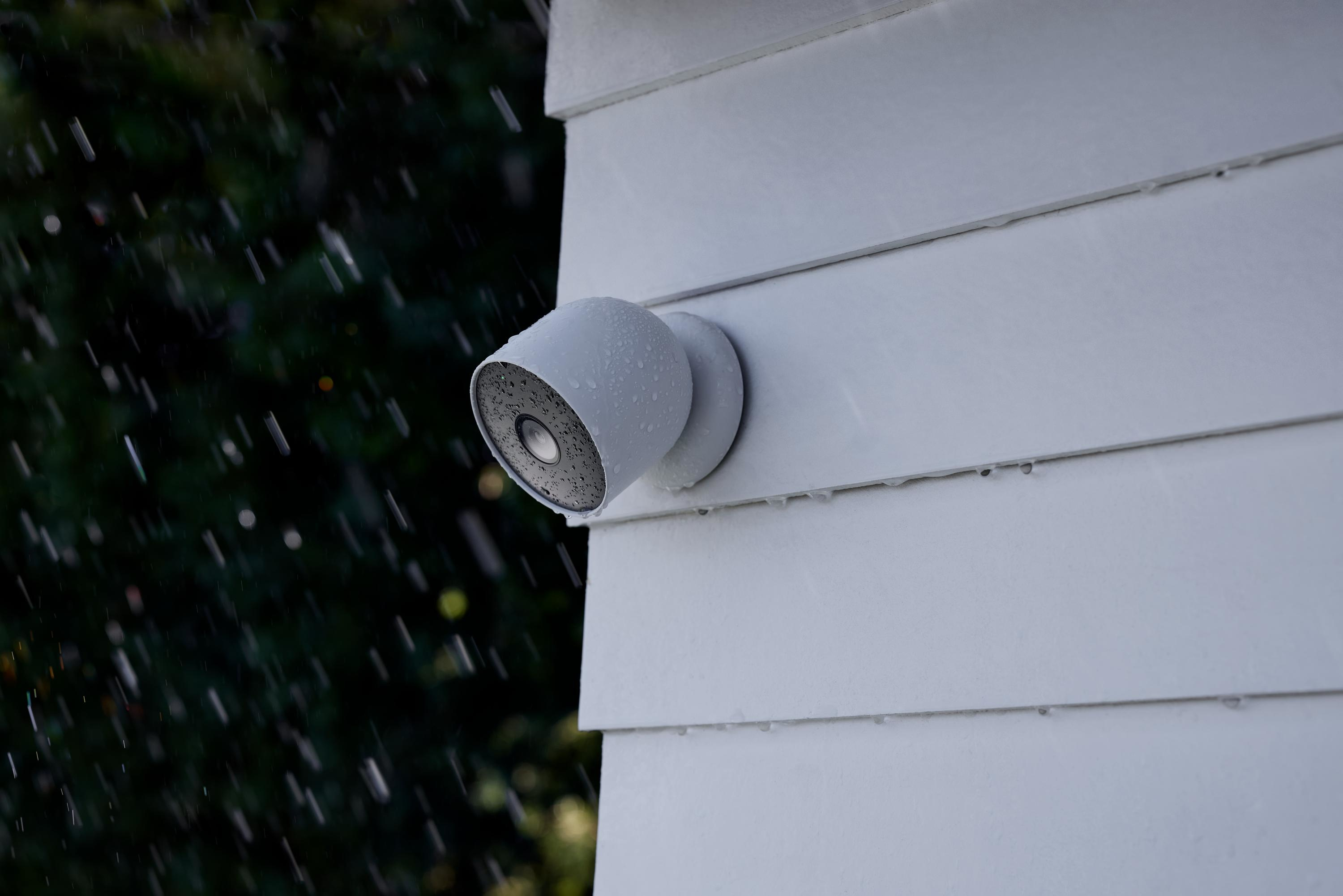 Google Nest Cam - Netzwerk-Überwachungskamera - Außenbereich, Innenbereich - wetterfest - Farbe (Tag&Nacht)