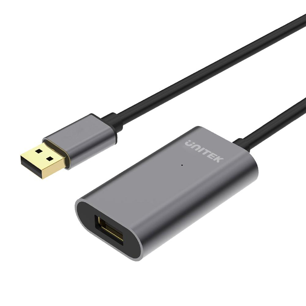 Unitek International Kabel USB Unitek USB-A - 30 m Czarny - Kabel - Digital/Daten