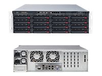 Supermicro SuperStorage Server 6038R-E1CR16N - Server - Rack-Montage - 3U - zweiweg - keine CPU - RAM 0 GB - SAS - Hot-Swap 8.9 cm (3.5")