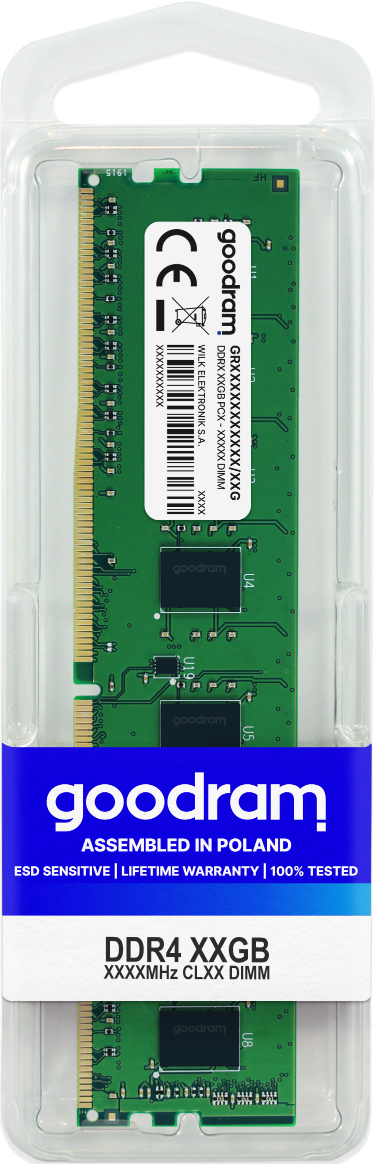 GoodRam DDR4 - Modul - 16 GB - DIMM 288-PIN