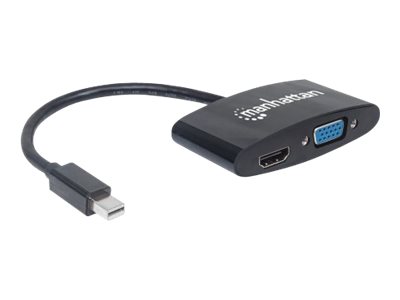 Manhattan Mini DisplayPort 1.2 to HDMI or VGA Adapter Cable (2-in-1)