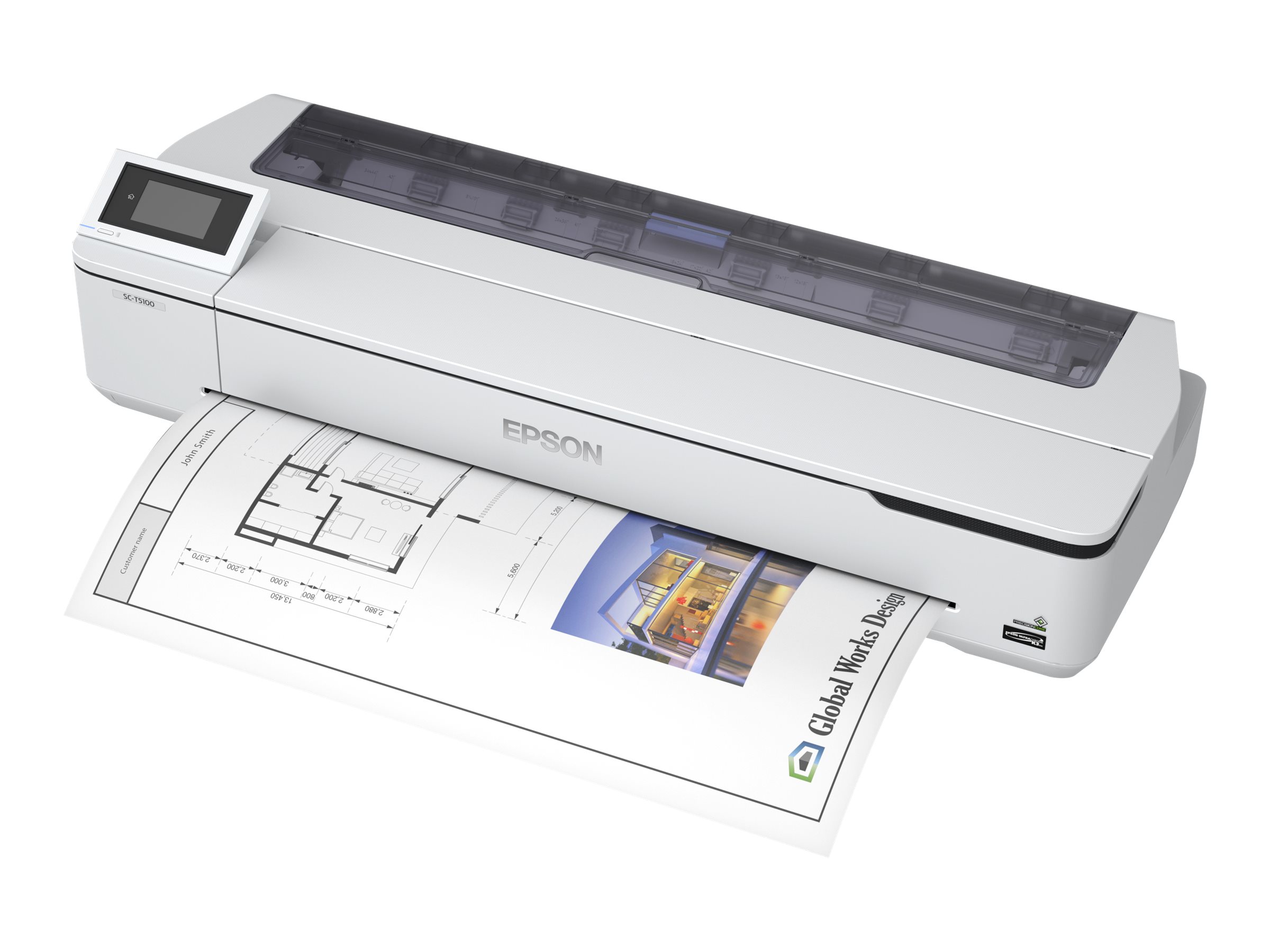 Epson SureColor SC-T5100N - 914 mm (36") Großformatdrucker - Farbe - Tintenstrahl - Rolle (91,4 cm)