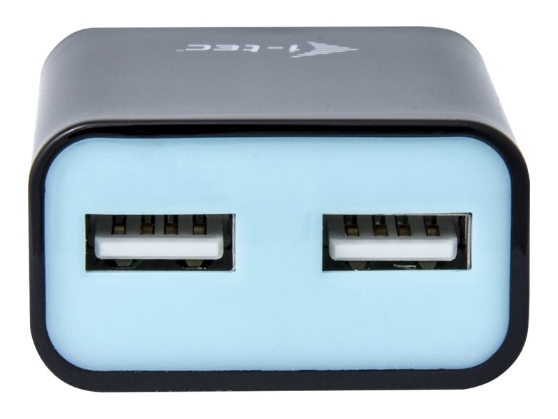 i-tec Netzteil - 2.4 A - 2 Ausgabeanschlussstellen (2 x USB)