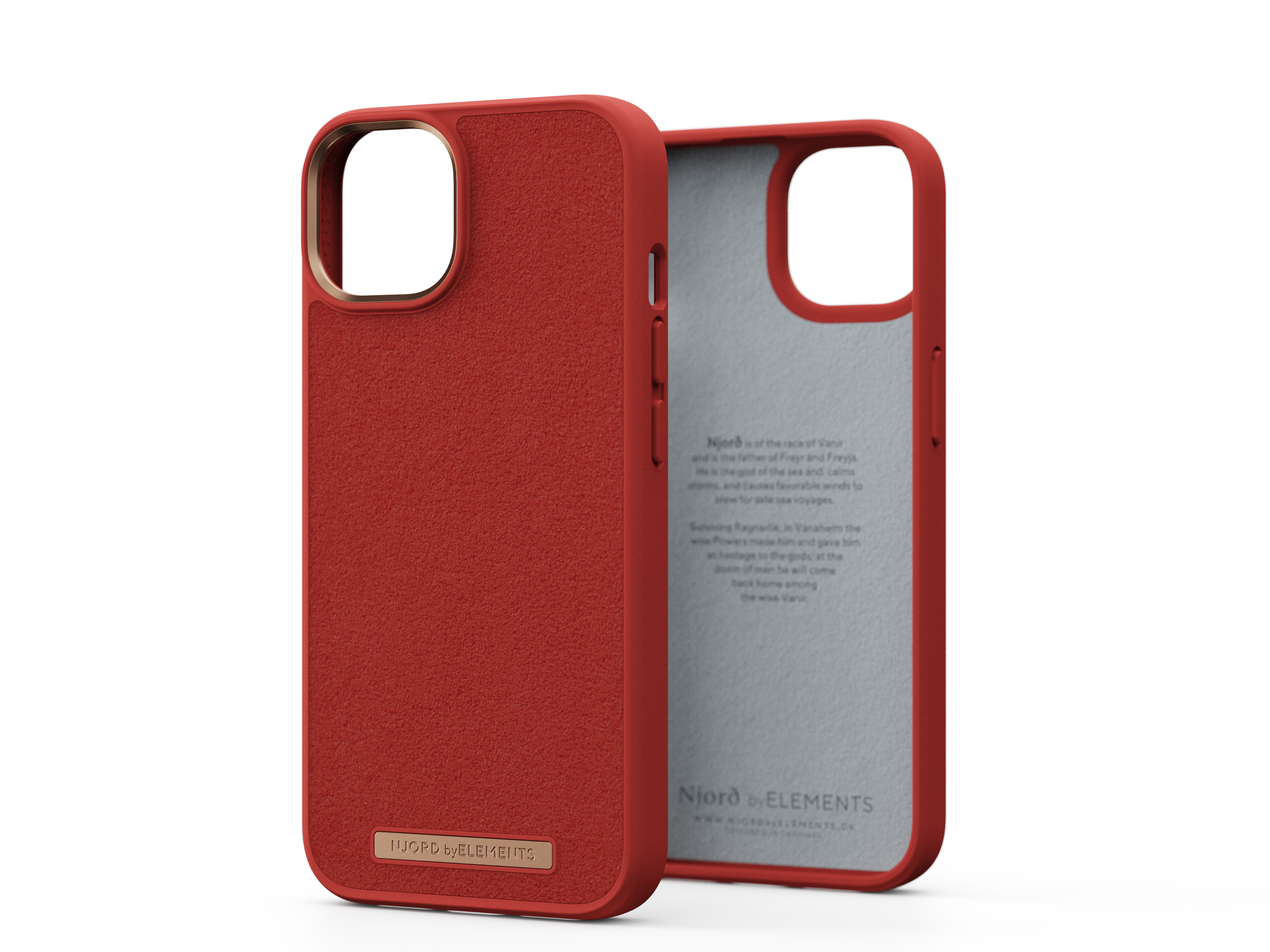 Njord Comfort+ Case iPhone 14 6.1 Burnt Orange