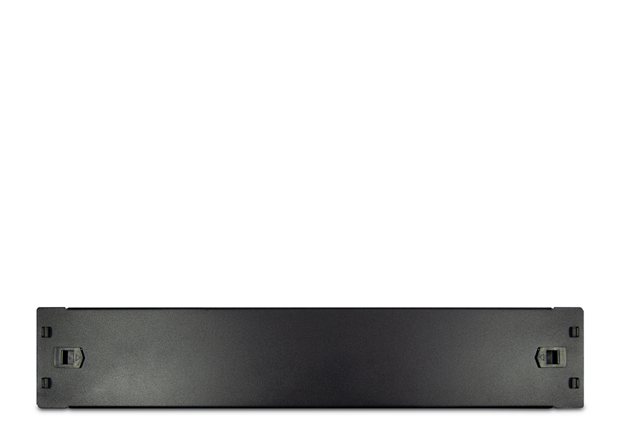 Inter-Tech Blindplatte - Schwarz, RAL 9005 - 2U - 48.3 cm (19")