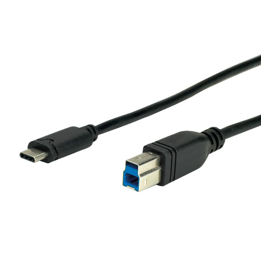 ROLINE USB-Kabel - USB-C (M) bis USB Type B (M)