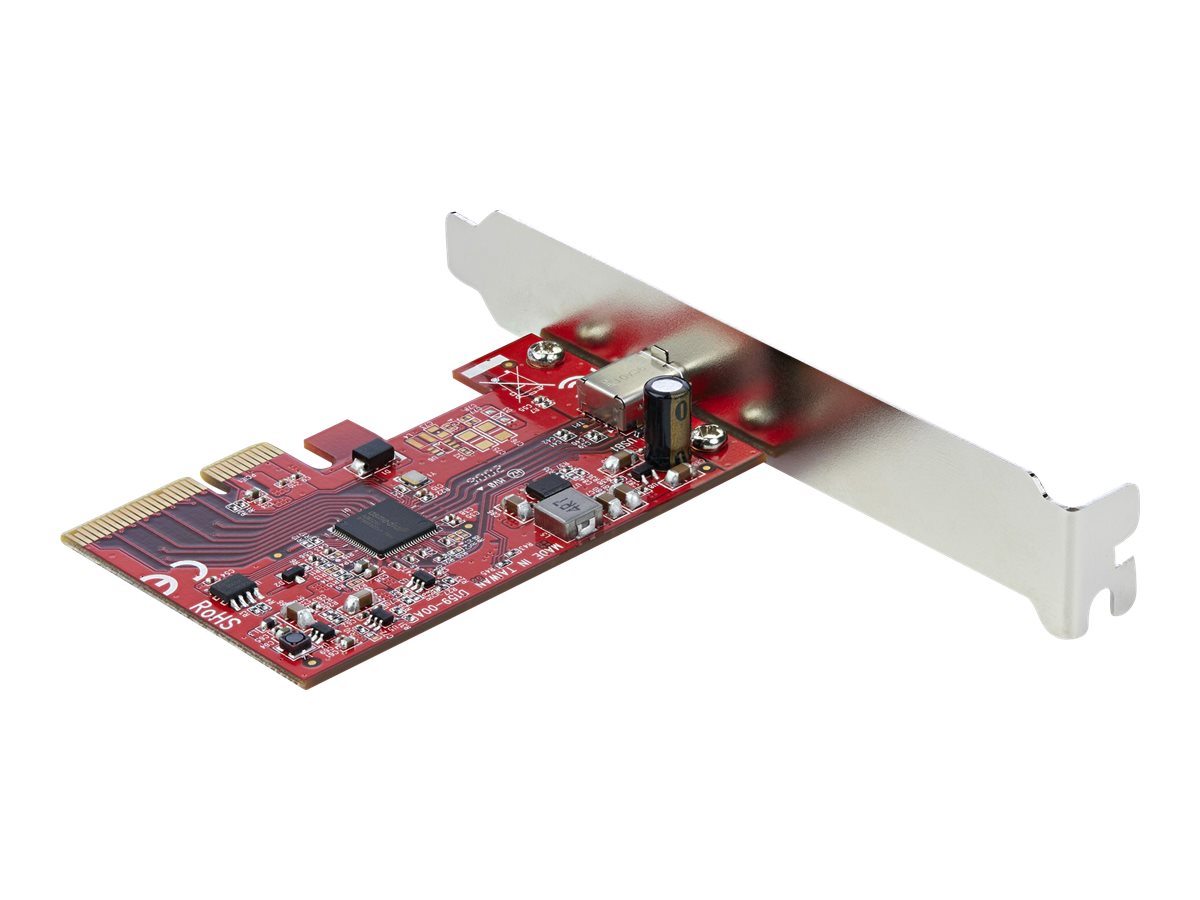 StarTech.com 1-Port USB-C PCIe Adapter - USB-C SuperSpeed 20 Gbit/s PCI Express 3.0 x4 Host Controller Karte - Win/Linux/macOS (PEXUSB321C)