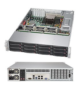 Supermicro SuperStorage Server 5028R-E1CR12L - Server - Rack-Montage - 2U - 1-Weg - keine CPU - RAM 0 GB - SAS - Hot-Swap 8.9 cm (3.5")