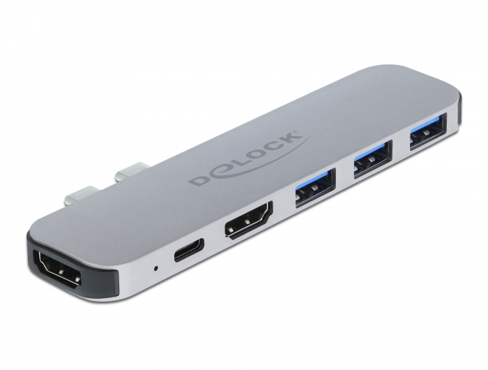Delock Dockingstation - USB-C - HDMI - für Apple MacBook Pro (Anfang 2020, Ende 2016, Mitte 2017, Mitte 2018, Mitte 2019)