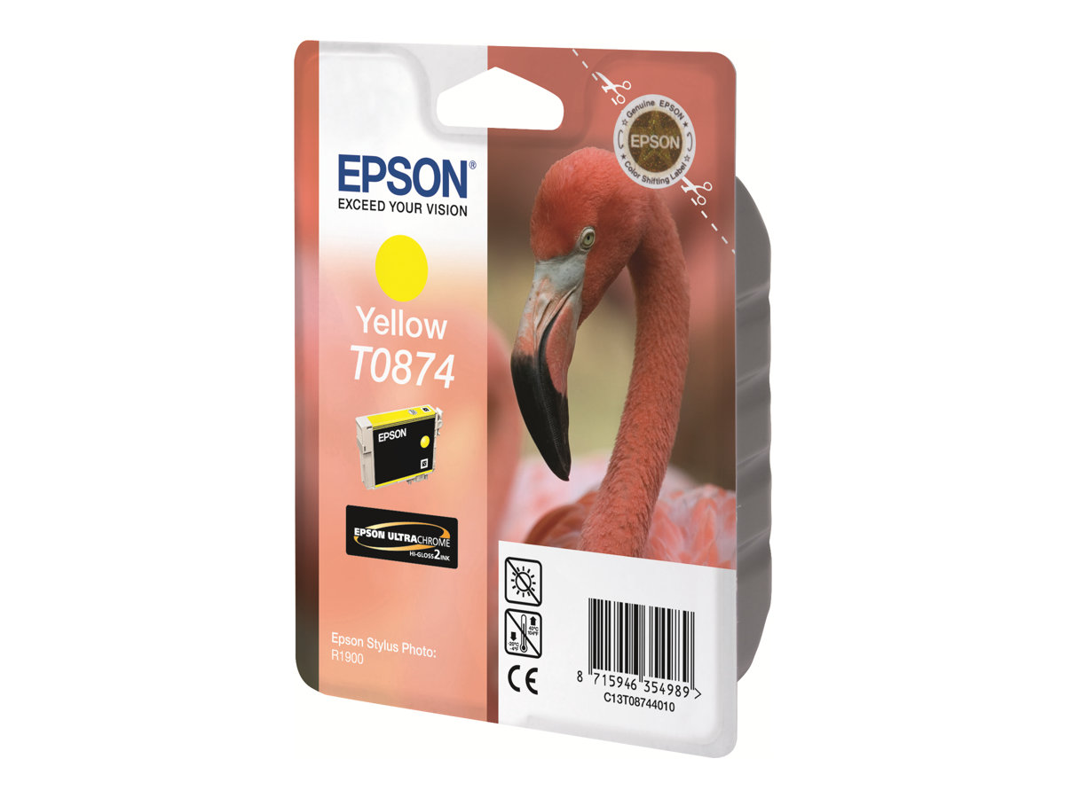 Epson T0874 - 11.4 ml - Gelb - Original - Blisterverpackung