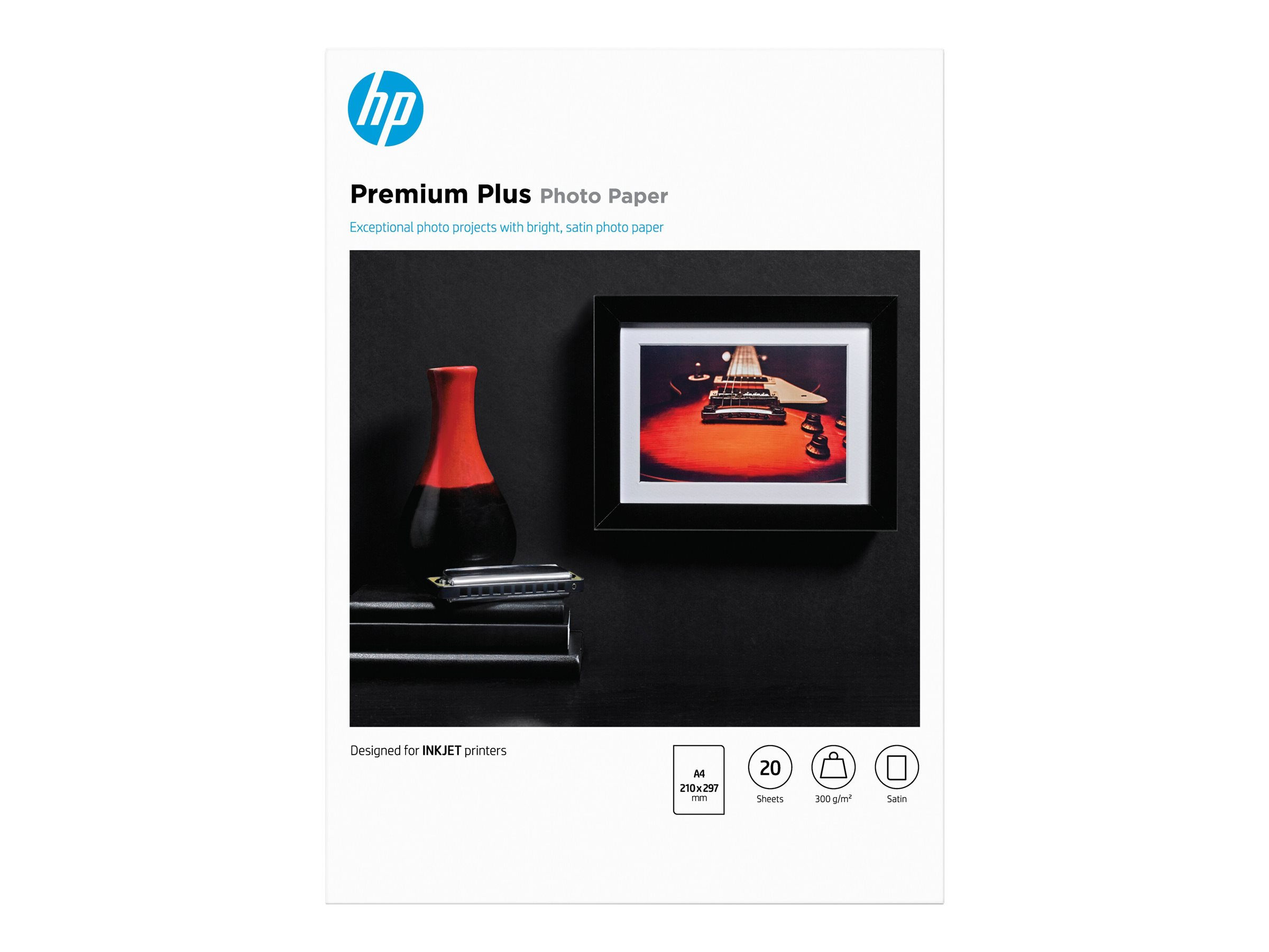 HP Premium Plus Photo Paper - Halbglänzend - A4 (210 x 297 mm)