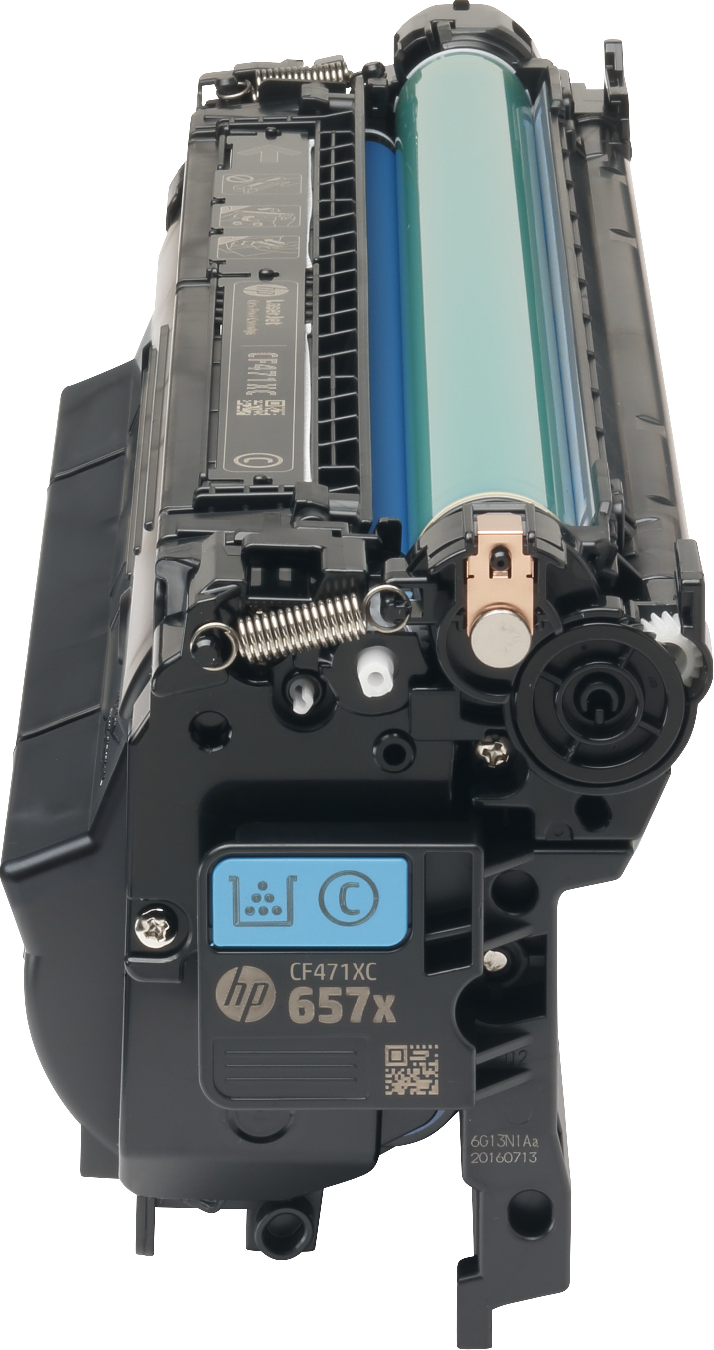 HP 657X - Hohe Ergiebigkeit - Cyan - Original - LaserJet - Tonerpatrone (CF471X)