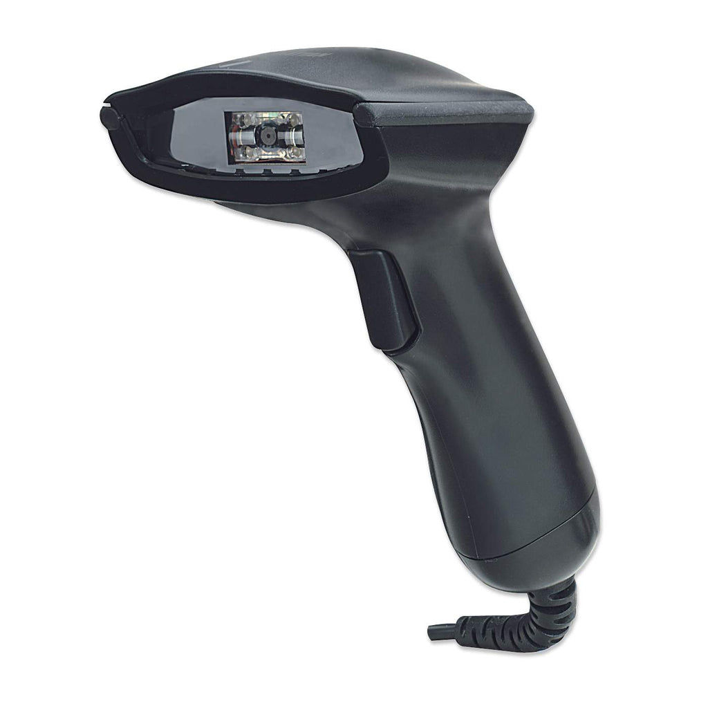 Manhattan 2D Handheld Barcode Scanner, USB, 430mm Scan Depth, Cable 1.5m, Max Ambient Light 100,000 lux (sunlight)