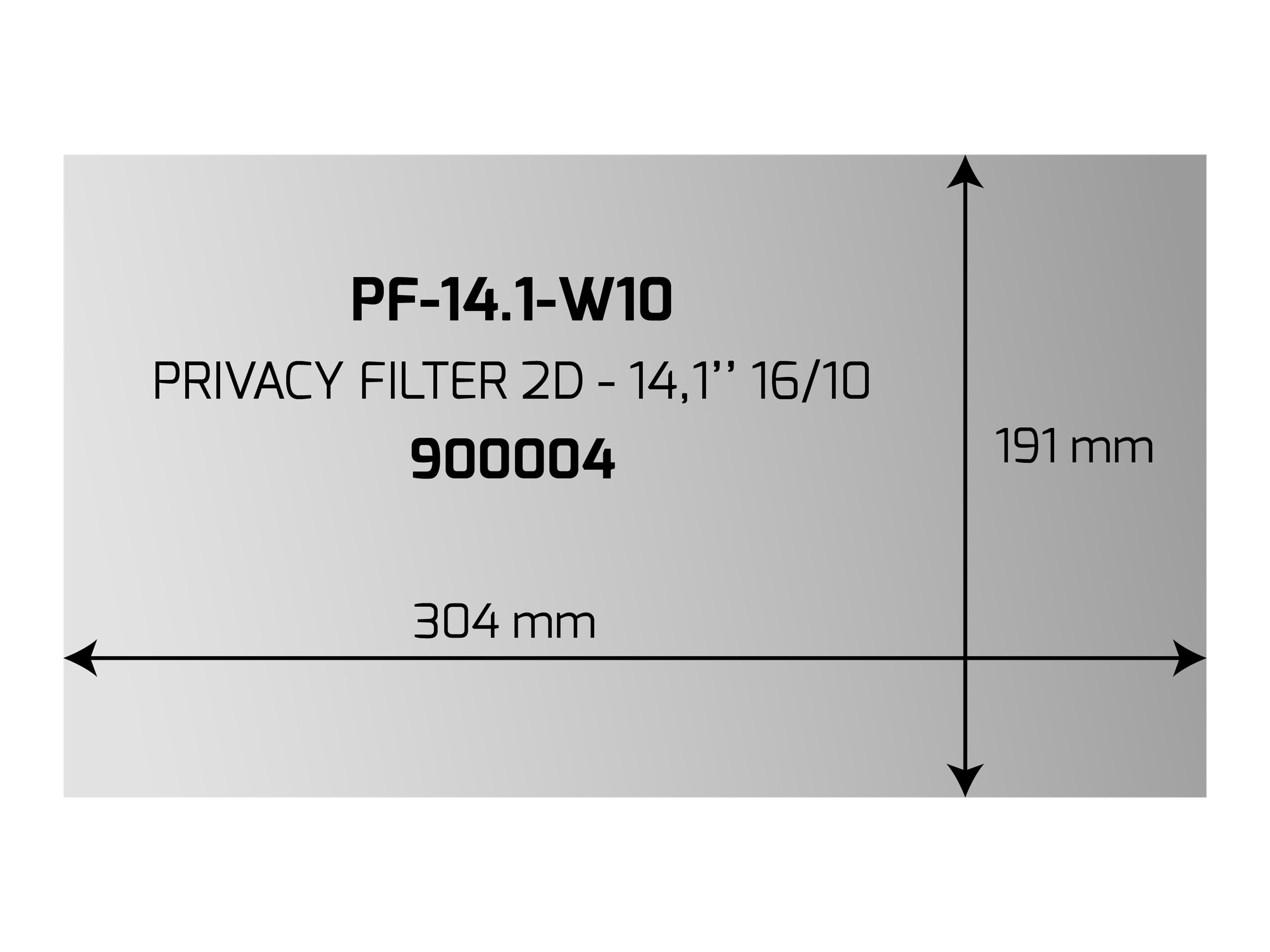 PORT Designs PORT Professional - Blickschutzfilter für Bildschirme - 35.8 cm (14.1")