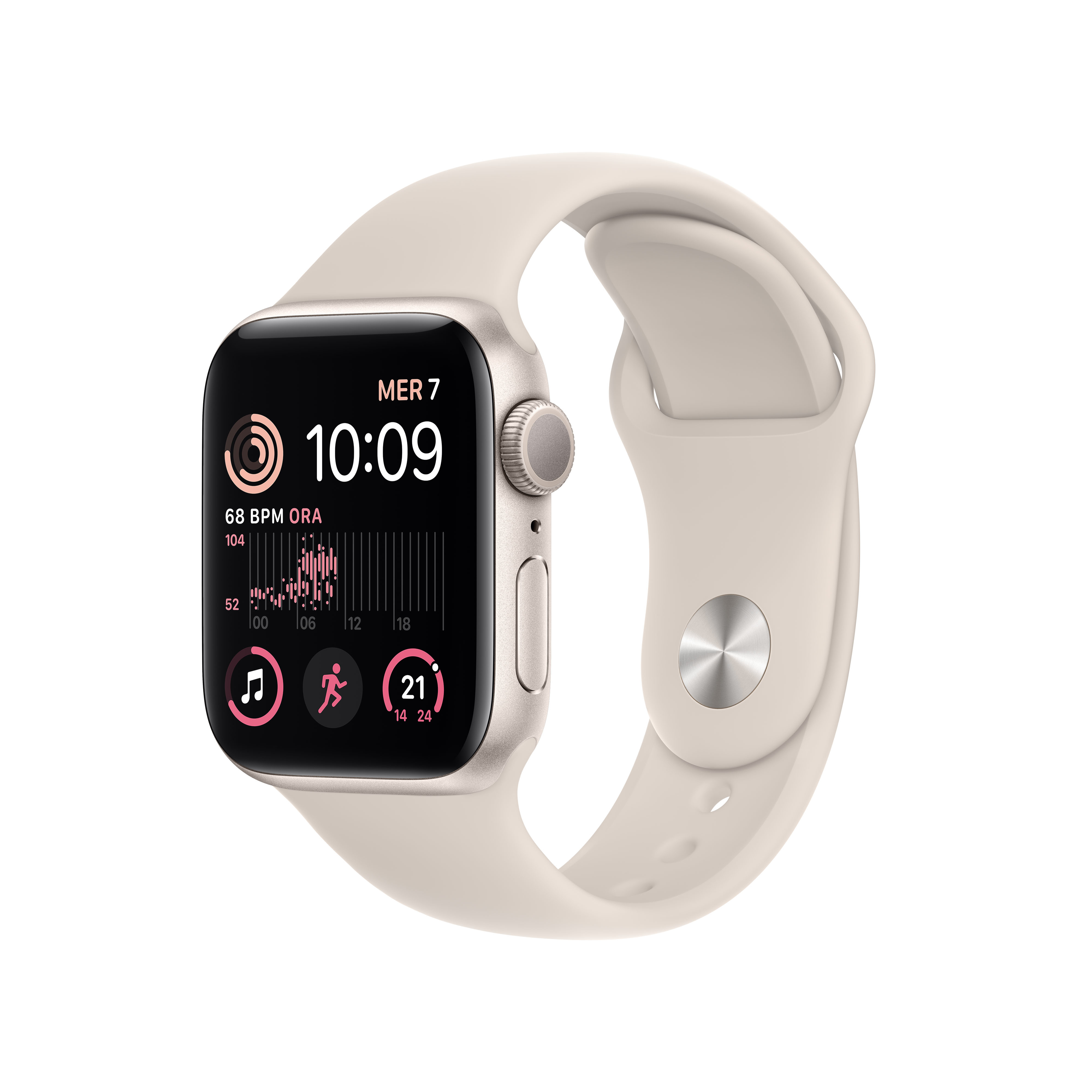 Apple Watch SE (GPS) - 40 mm - Starlight Aluminium