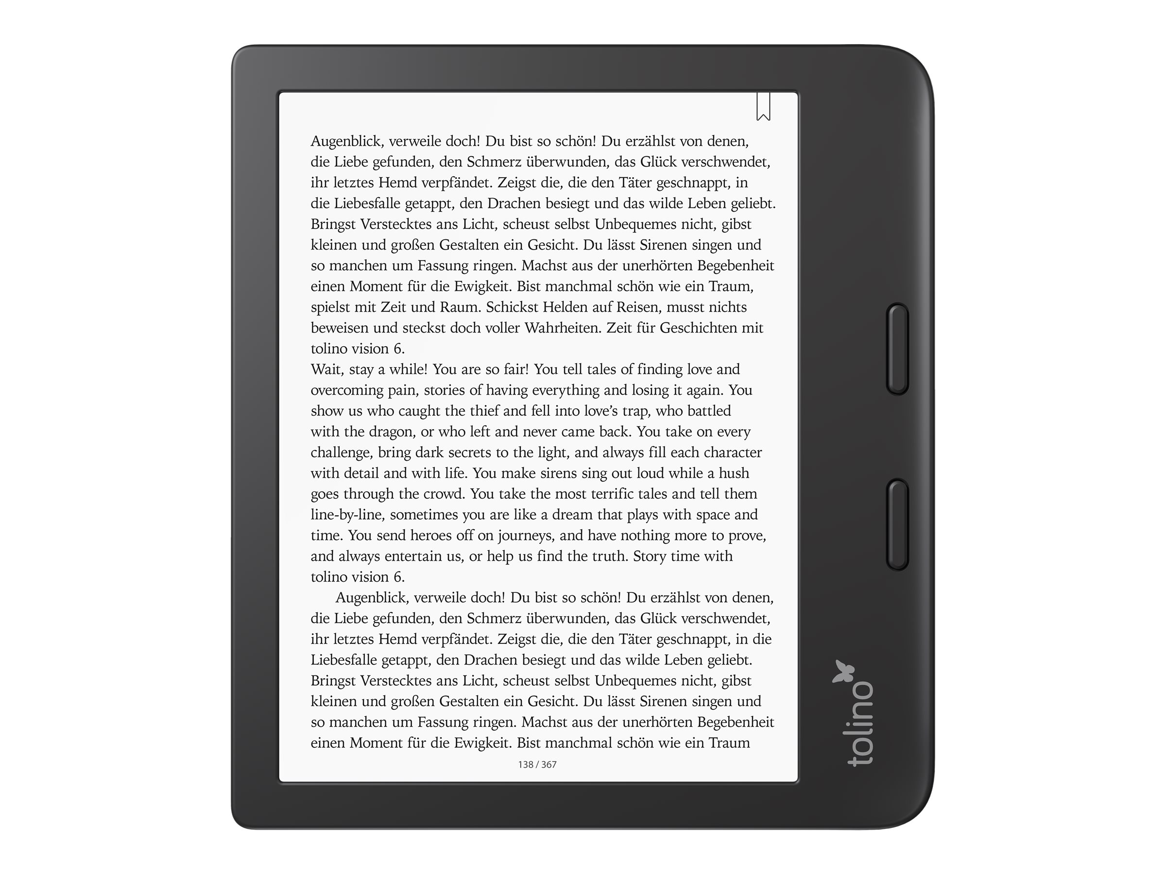 Tolino Vision 6 - eBook-Reader - 16 GB - 17.8 cm (7")