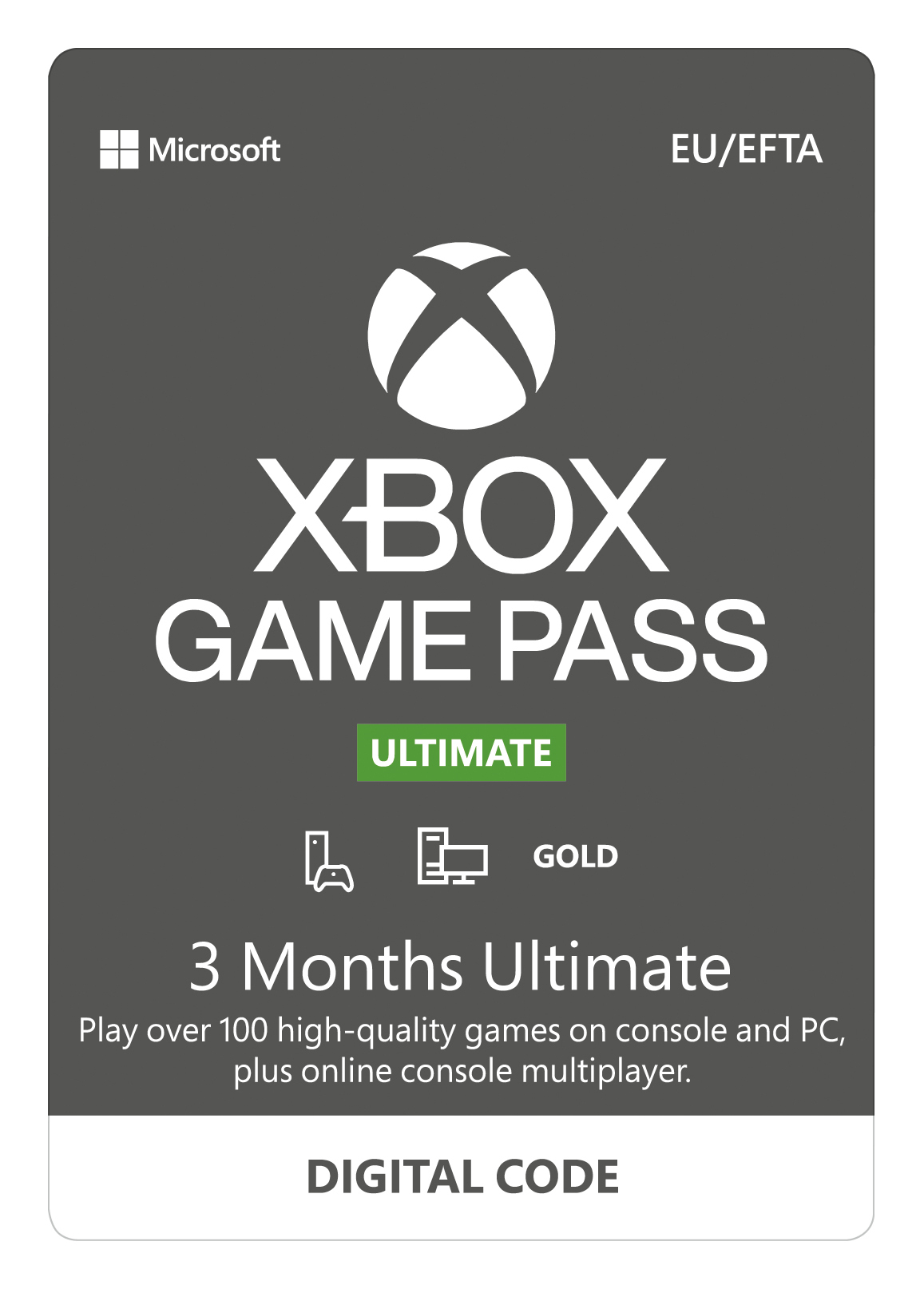 Microsoft Xbox Game Pass Ultimate - Xbox One, Win Abonnement-Lizenz (3 Monate)
