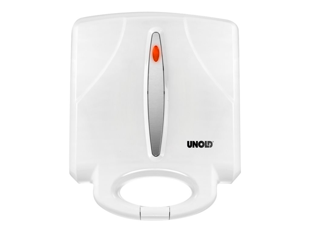 UNOLD 48360 - Waffeleisen - 1.4 kW - Weiß / Edelstahl