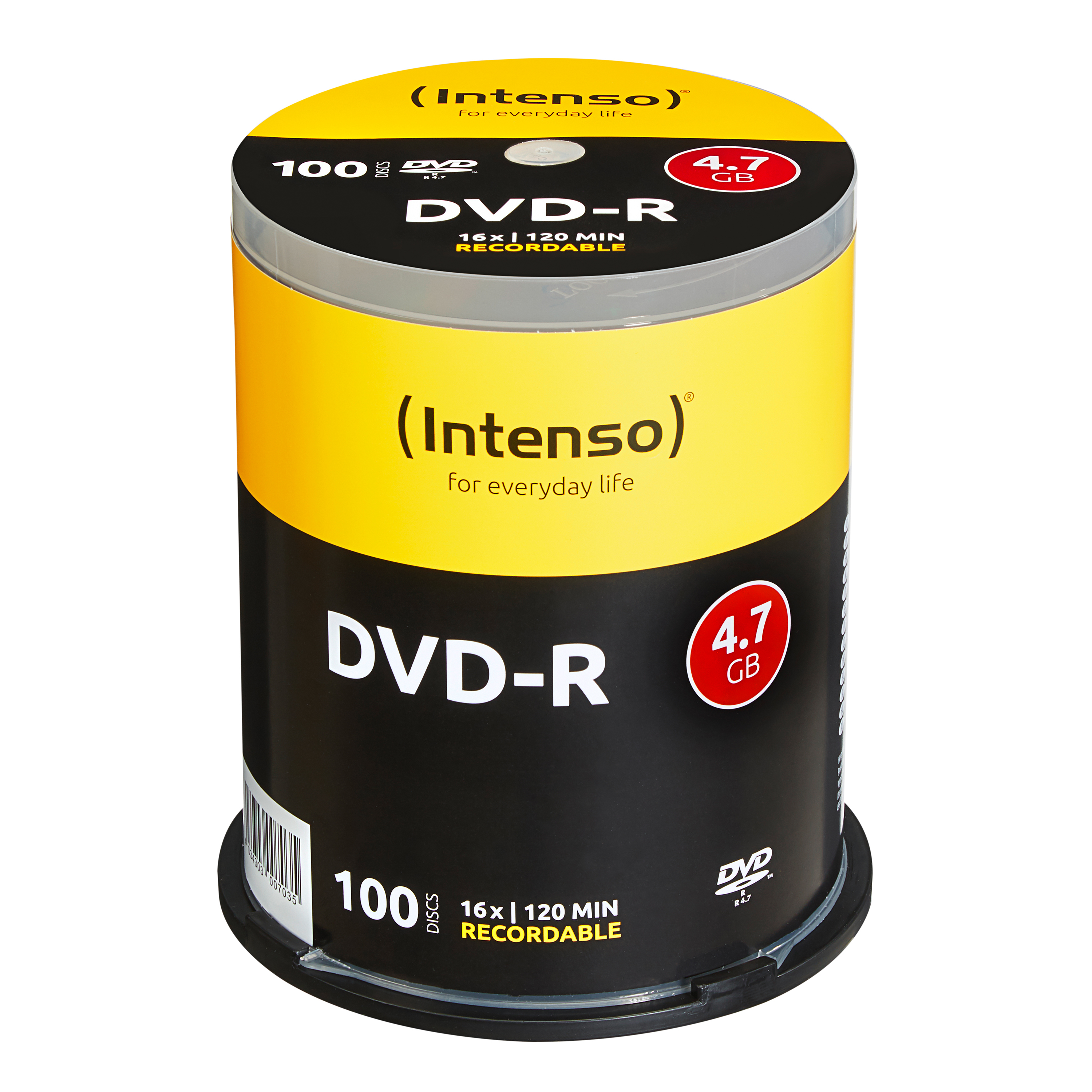 Intenso 100 x DVD-R - 4.7 GB 16x - Spindel