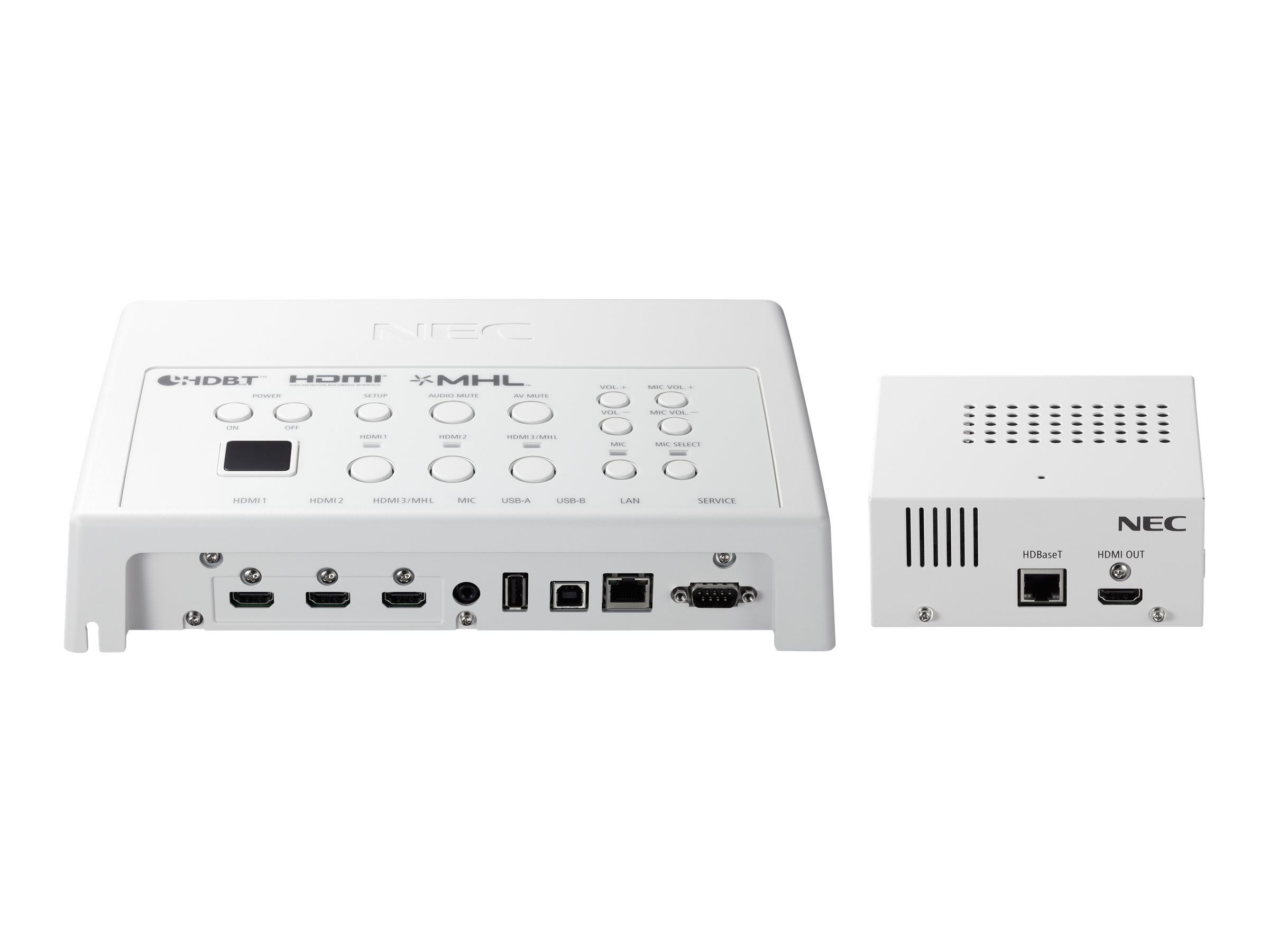 NEC Display HDBaseT Switcher/Receiver NP01SW2 - Video/Audio/USB/Netzwerk Extender