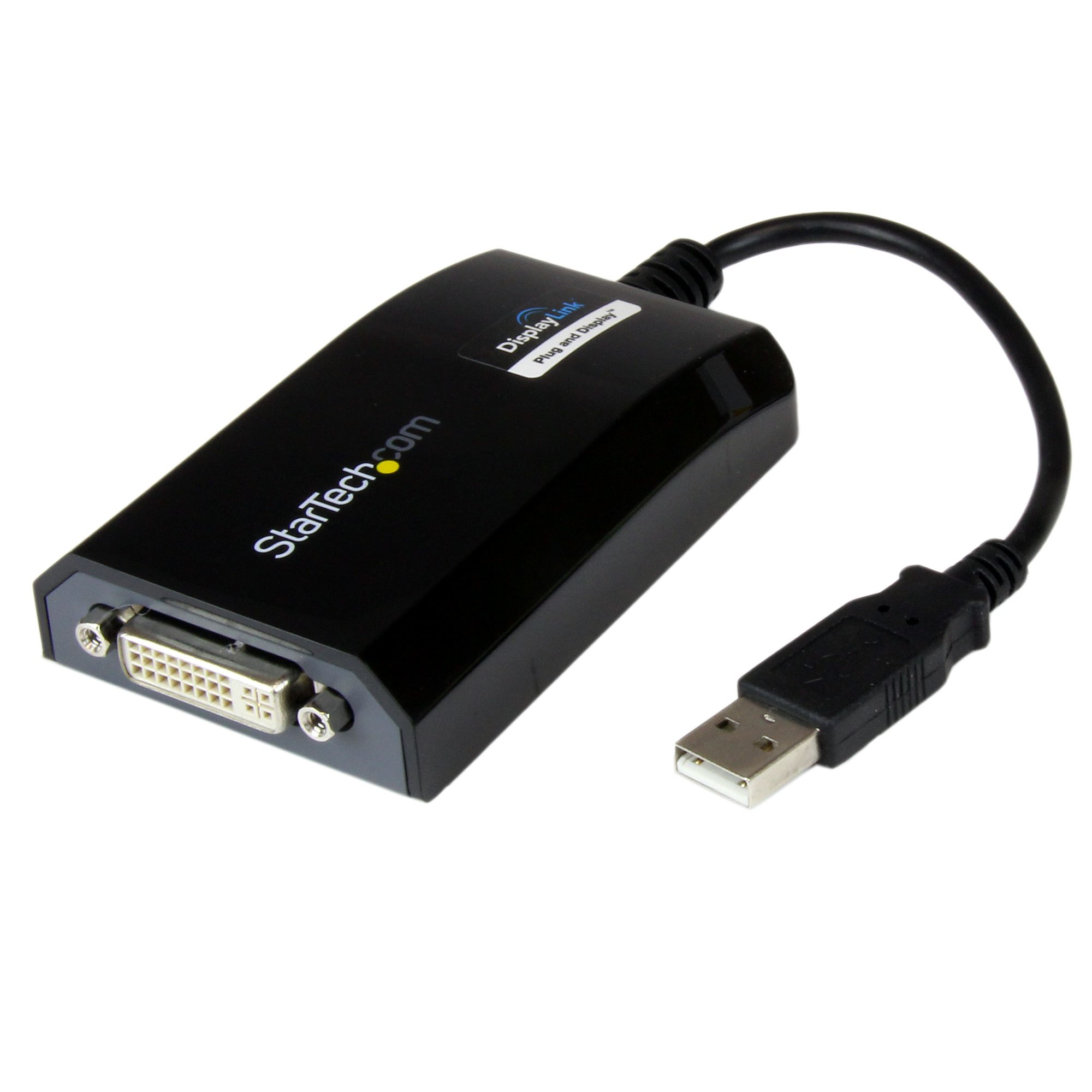StarTech.com USB auf DVI Video Adapter - Externe Multi Monitor Grafikkarte für PC und MAC - 1920x1200 - USB/DVI-Adapter - USB (M)