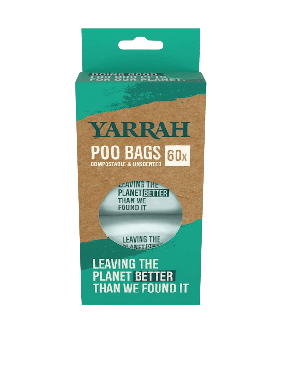 Yarrah Poo Bags Kompostierbare Kotbeutel (100% nachwachsende Rohstoffe)