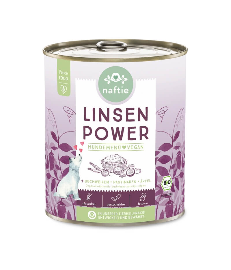 Naftie Linsen Power mit Buchweizen, Pastinake & Äpfel